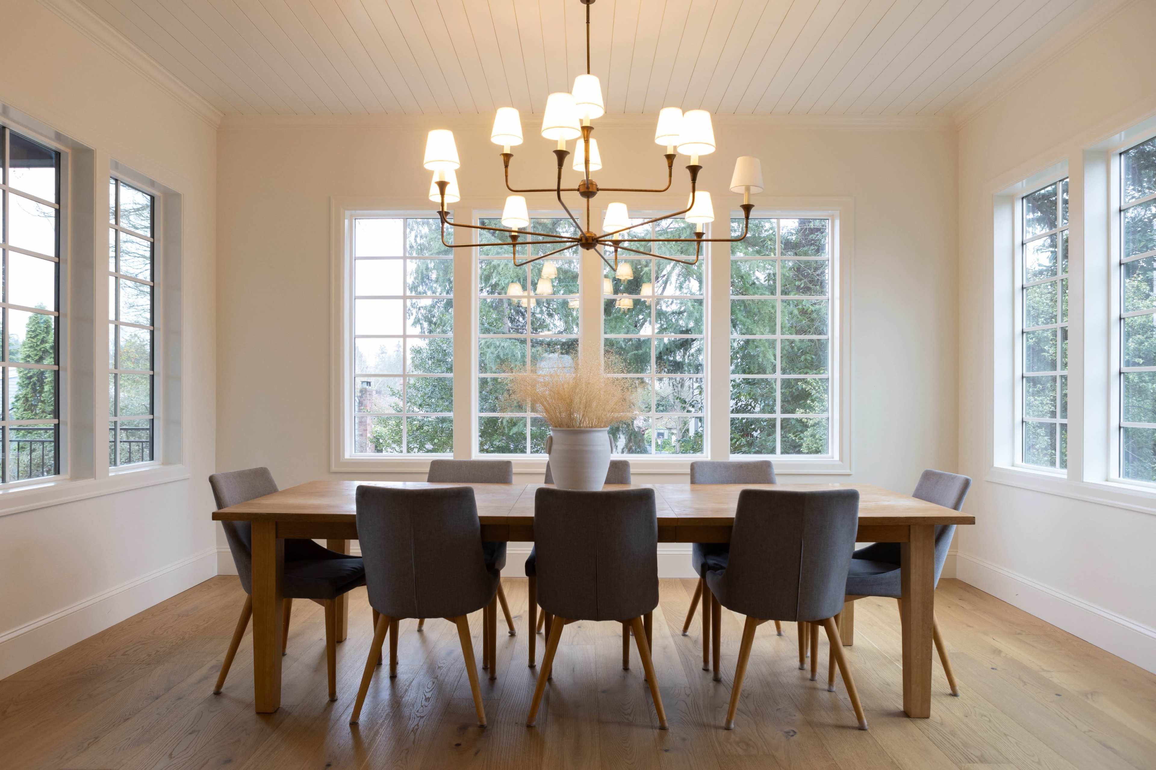 Modern Cottage with Stone Fireplace and Open Kitchen Image in Bryant, Seattle, WA