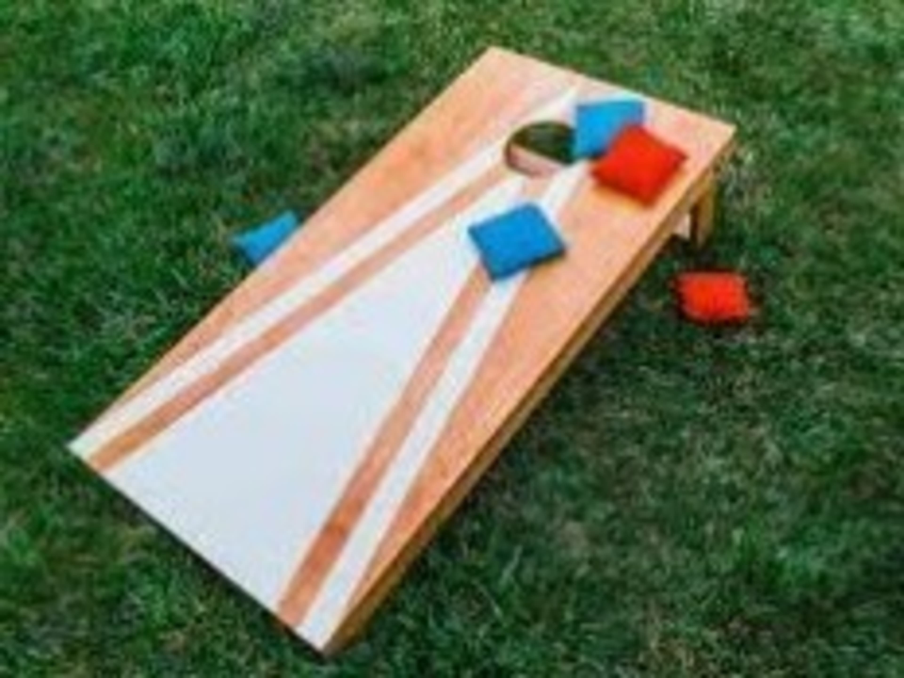 Cornhole lawn game