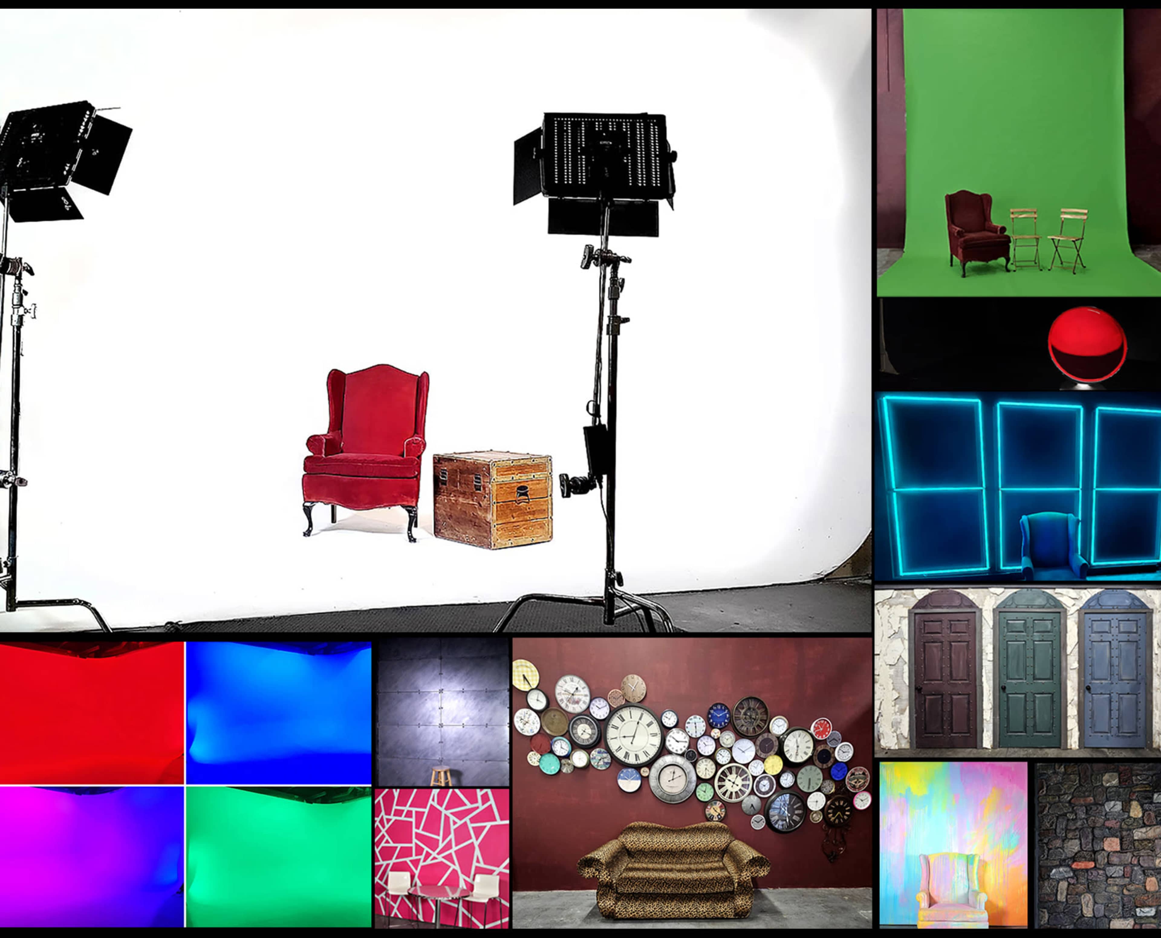 Full size White Cyc, Black Void, Green Screen fashion/product/photo, music video, production studio Image in Lincoln Heights, Los Angeles, CA