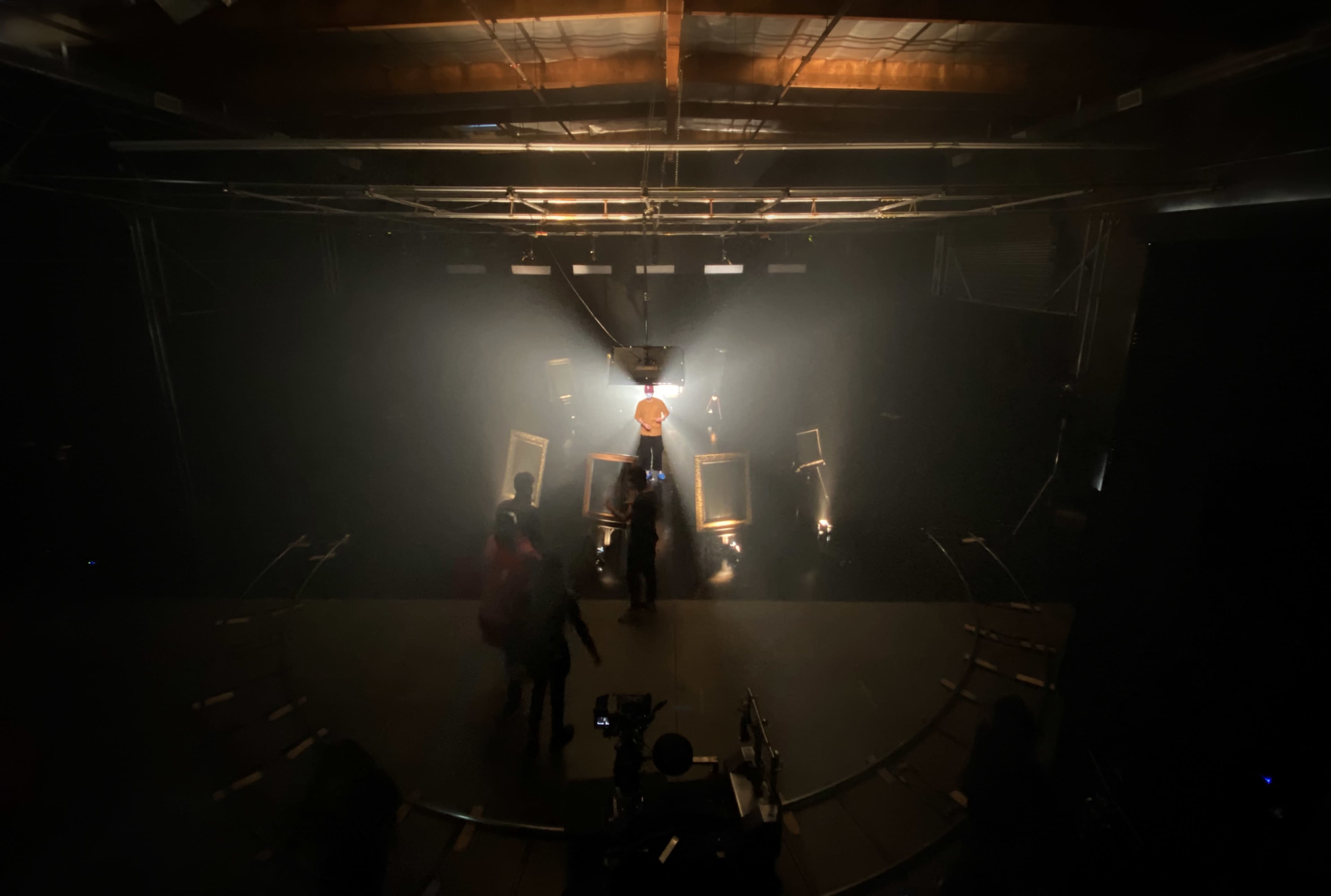 Los Angeles Large Black Void Stage with Grid Image in San Gabriel, San Gabriel, CA