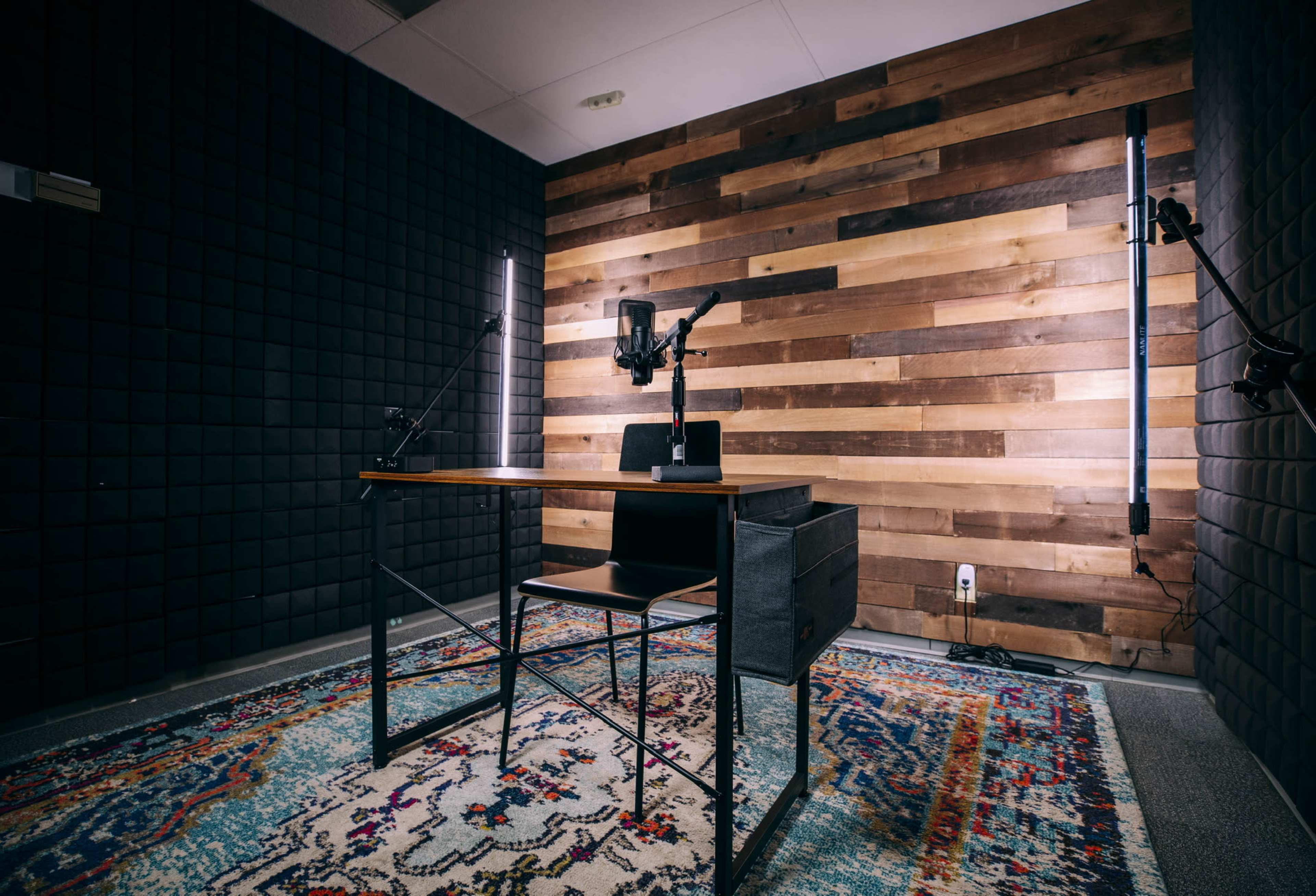 Centrally located podcast, interview and recording studio Image in Civic Center, San Francisc, CA