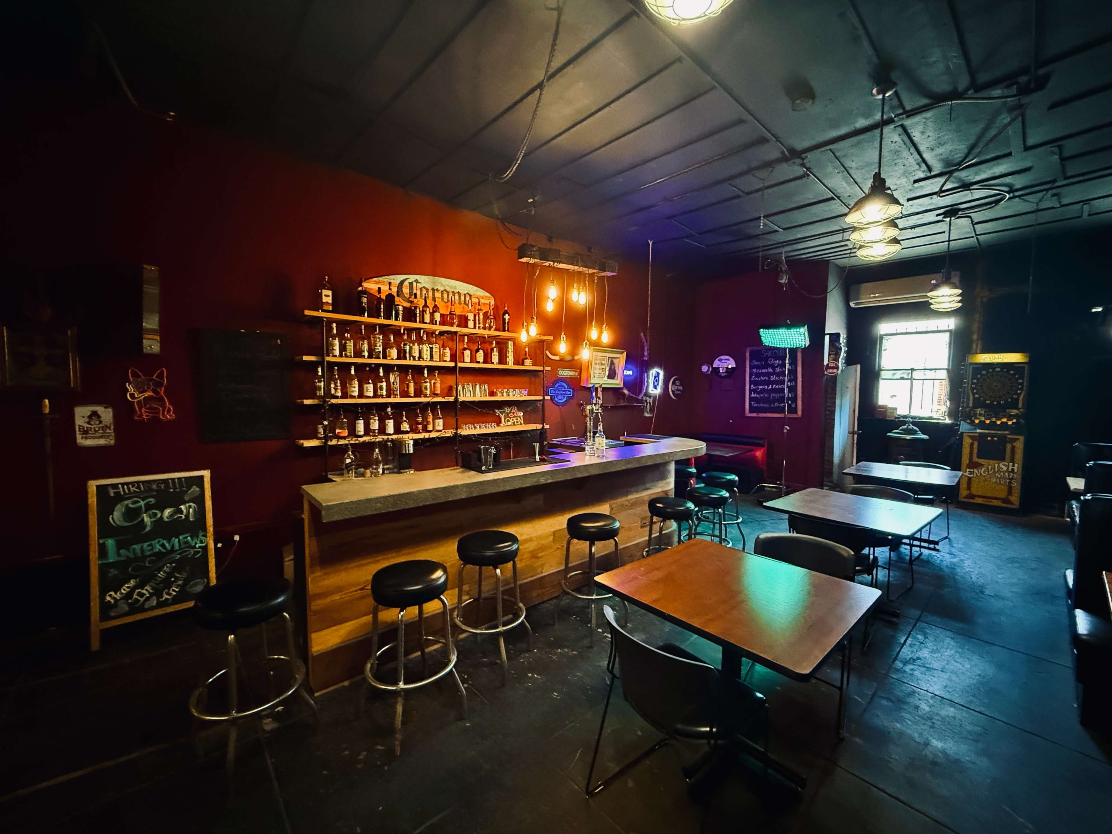 Dive Bar with booths and Liquor Wall Image in Central LA, Los Angeles, CA