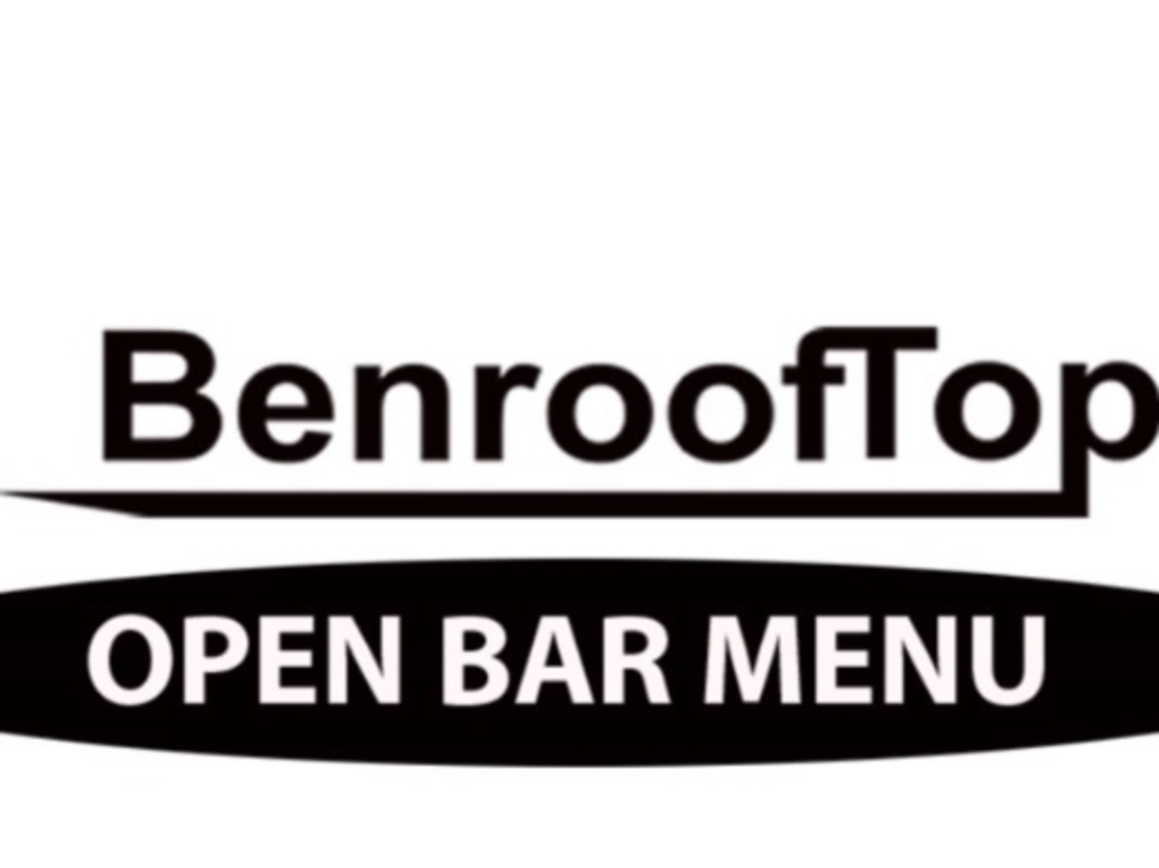 4 Hours Wine, Beer, & Beverages Open Bar.