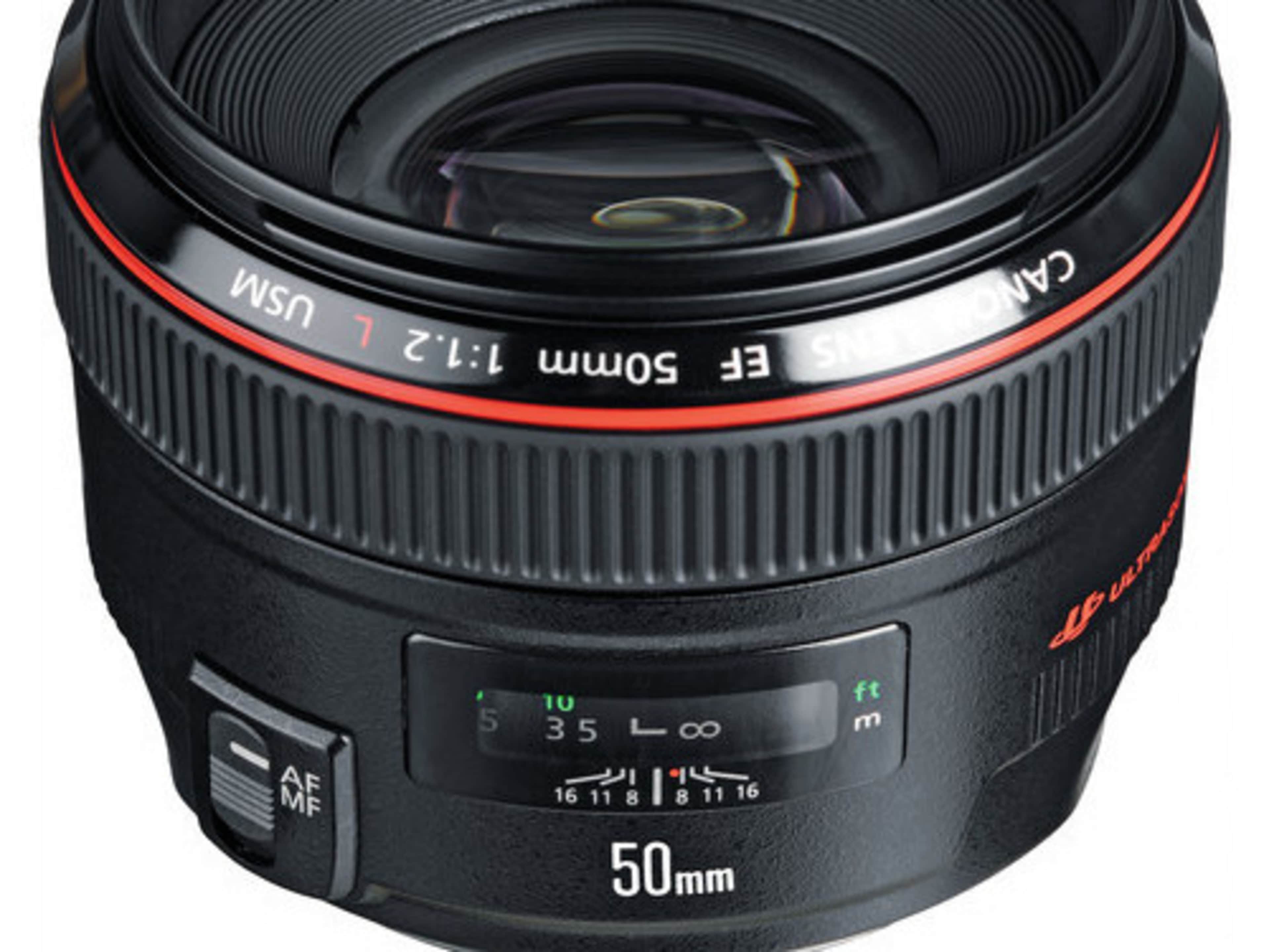 17) Canon EF 50mm f/1.2L USM Lens
