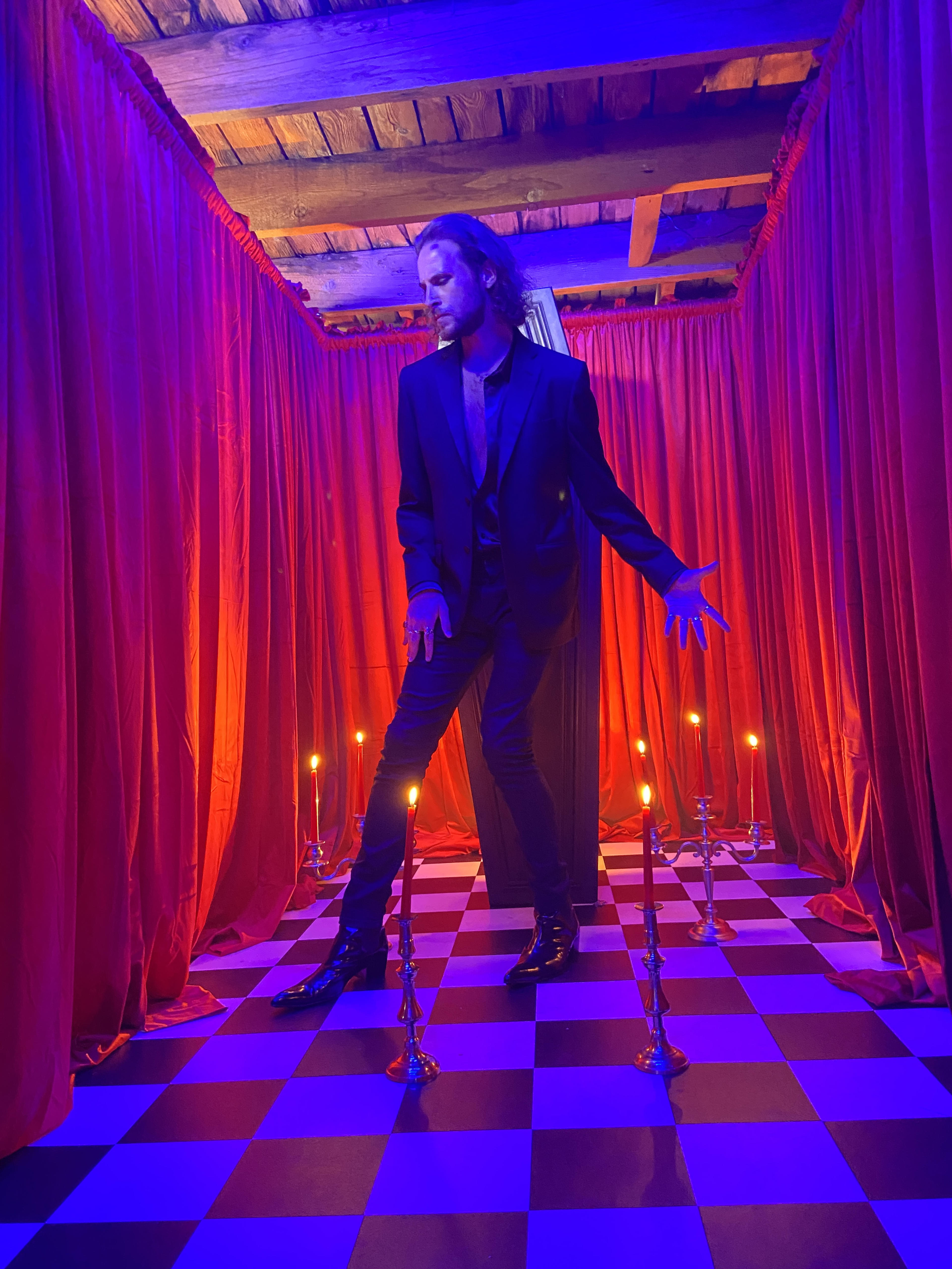 Warehouse music video shoot