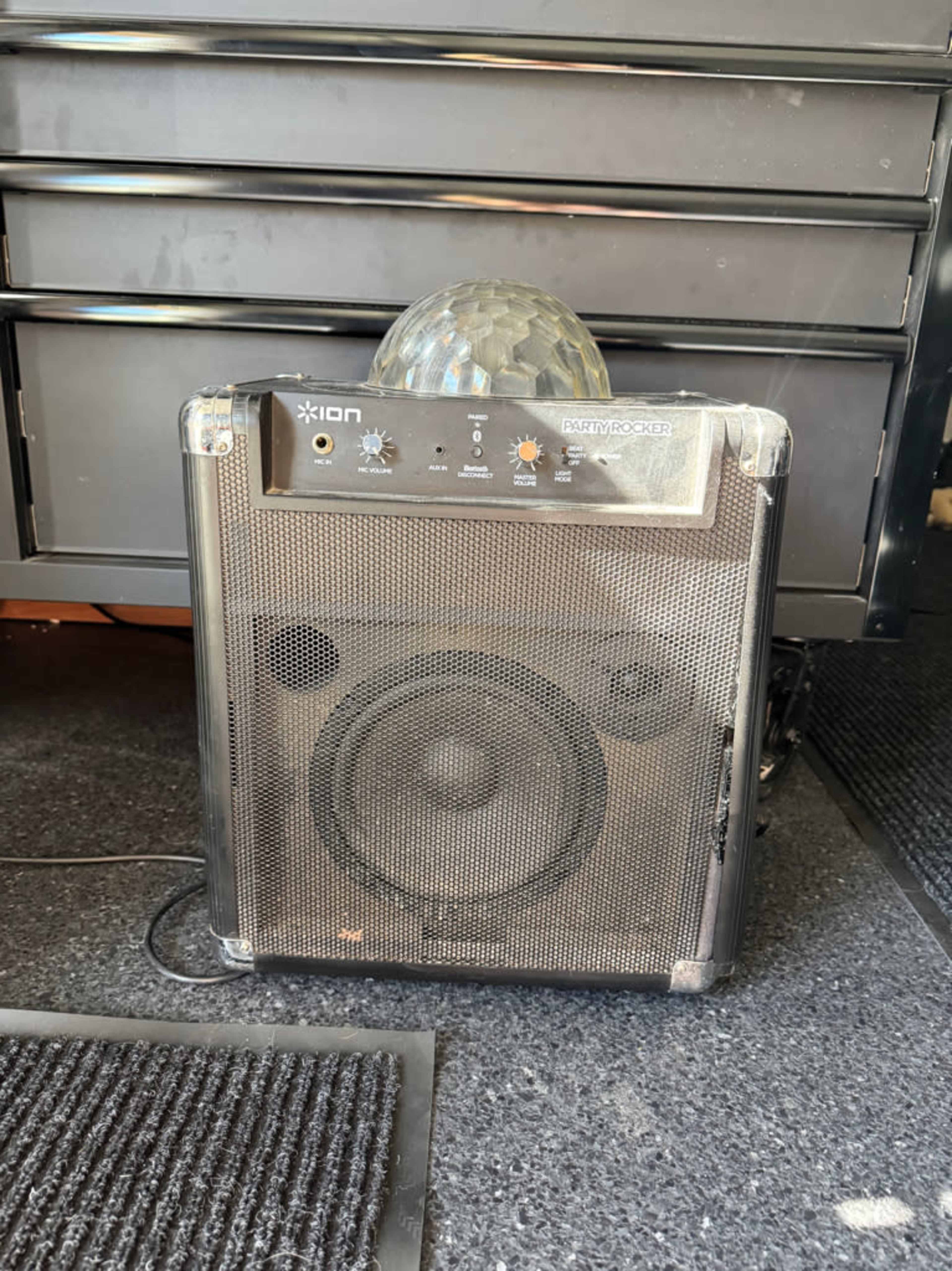 Bluetooth Speaker With Disco Lights
