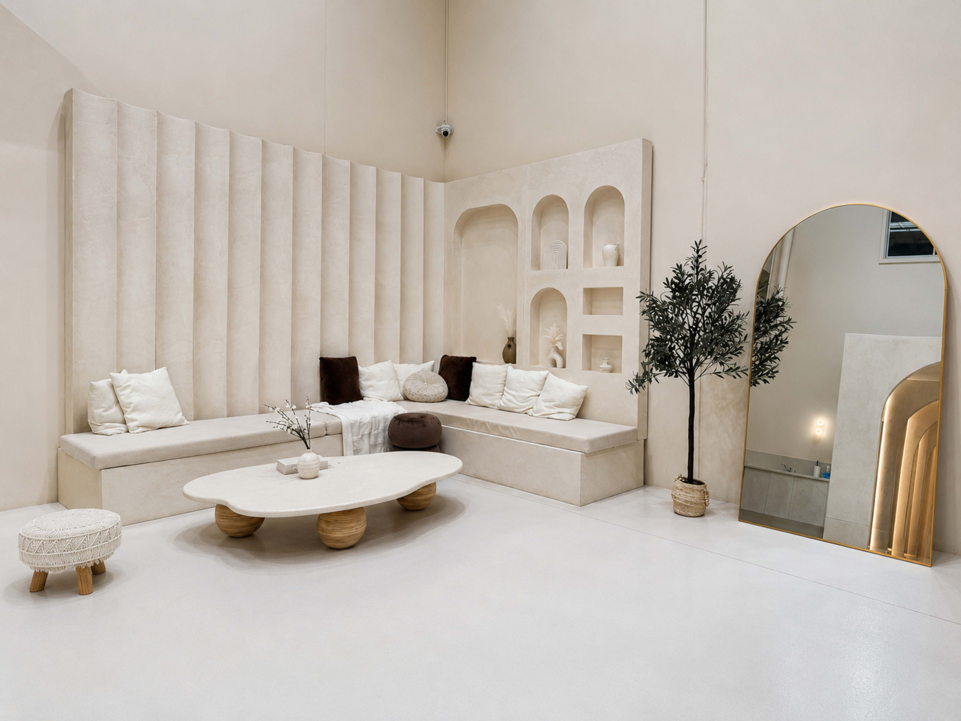 Mediterranean-Inspired Studio with Iconic Arched Hallway in Altona North Image in Altona North, Altona North, VIC