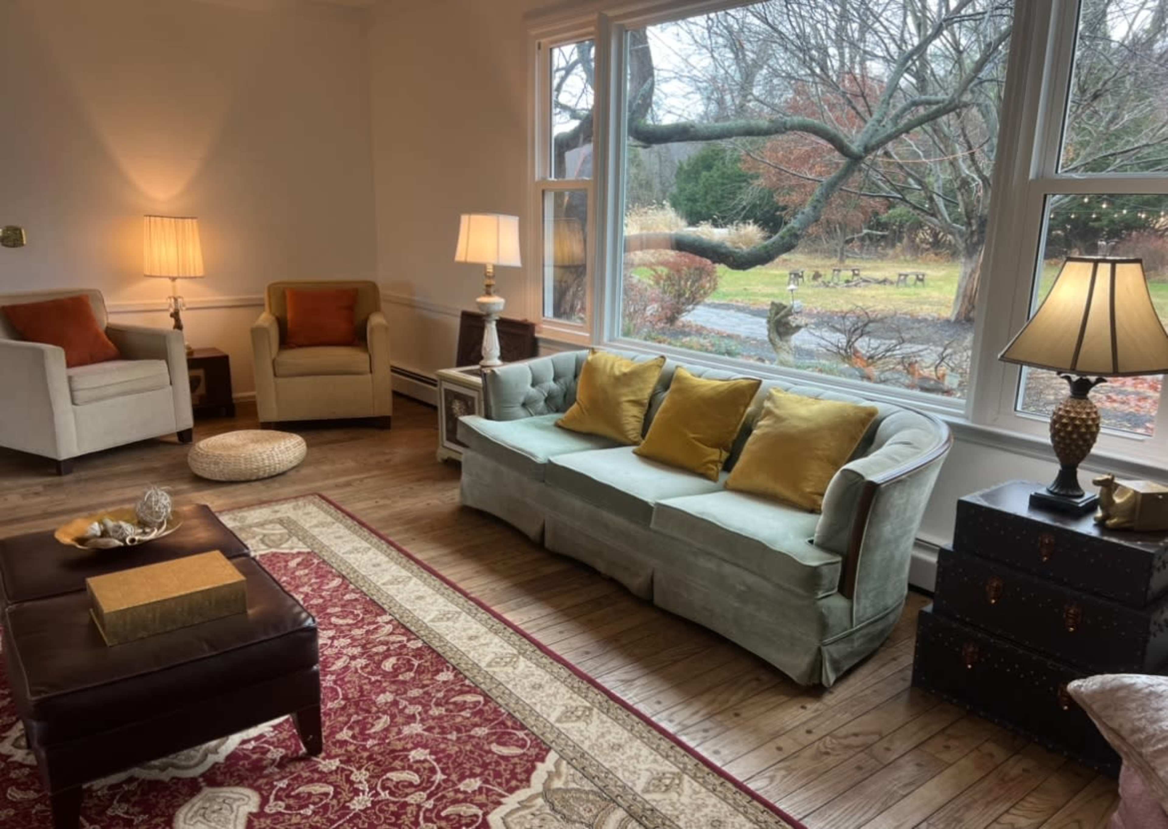 The Villa Farm: Rustic & Modern 23-Acre Secluded Retreat for Stays, Gatherings, Meetings, Photo & Video Shoots Image in Hillsborough Township, Hillsborough, NJ