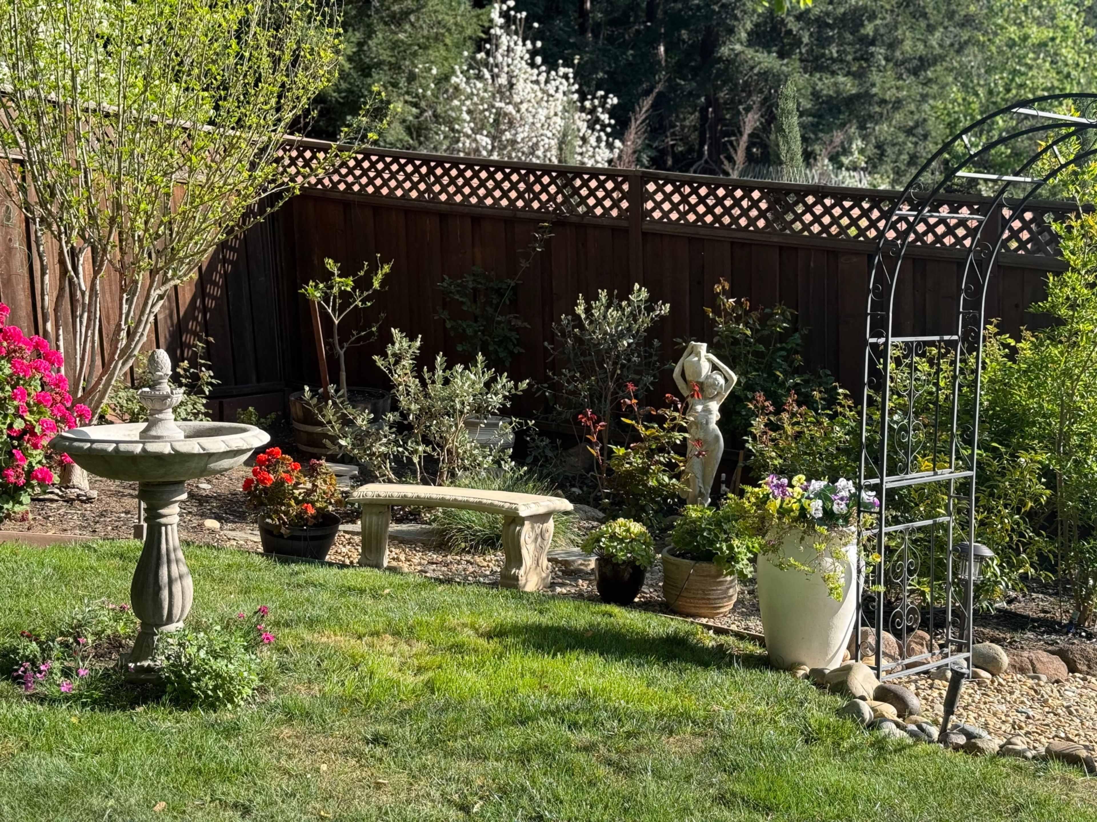 Charming Garden Oasis with Jacuzzi, Outdoor Kitchen & Event Space Image in Concord, Concord, CA