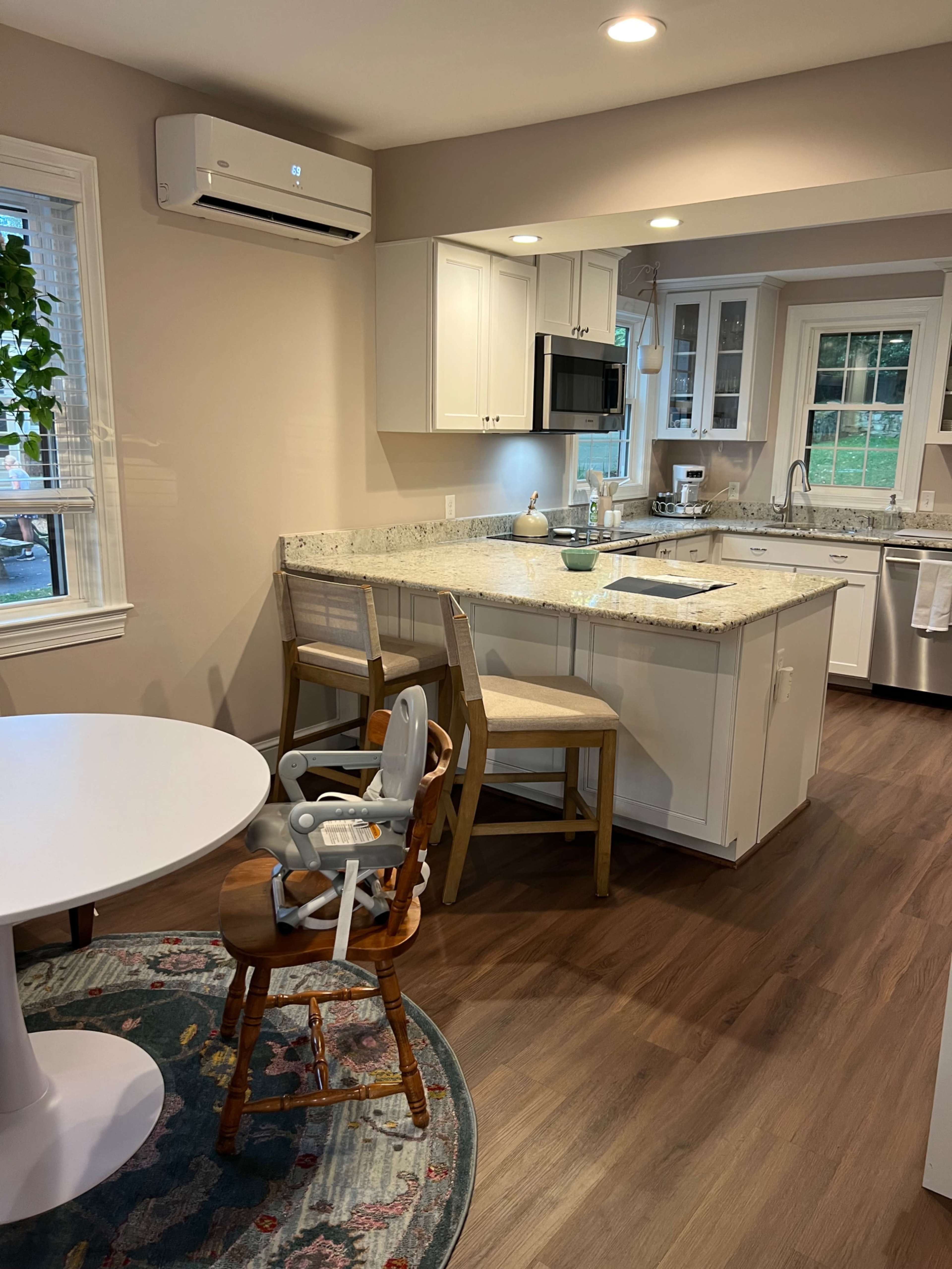 Light-Filled 1947 Cape Cod with Green Study, Fireplace & Bistro-Lit Patio Image in Warrenton, Warrenton, VA