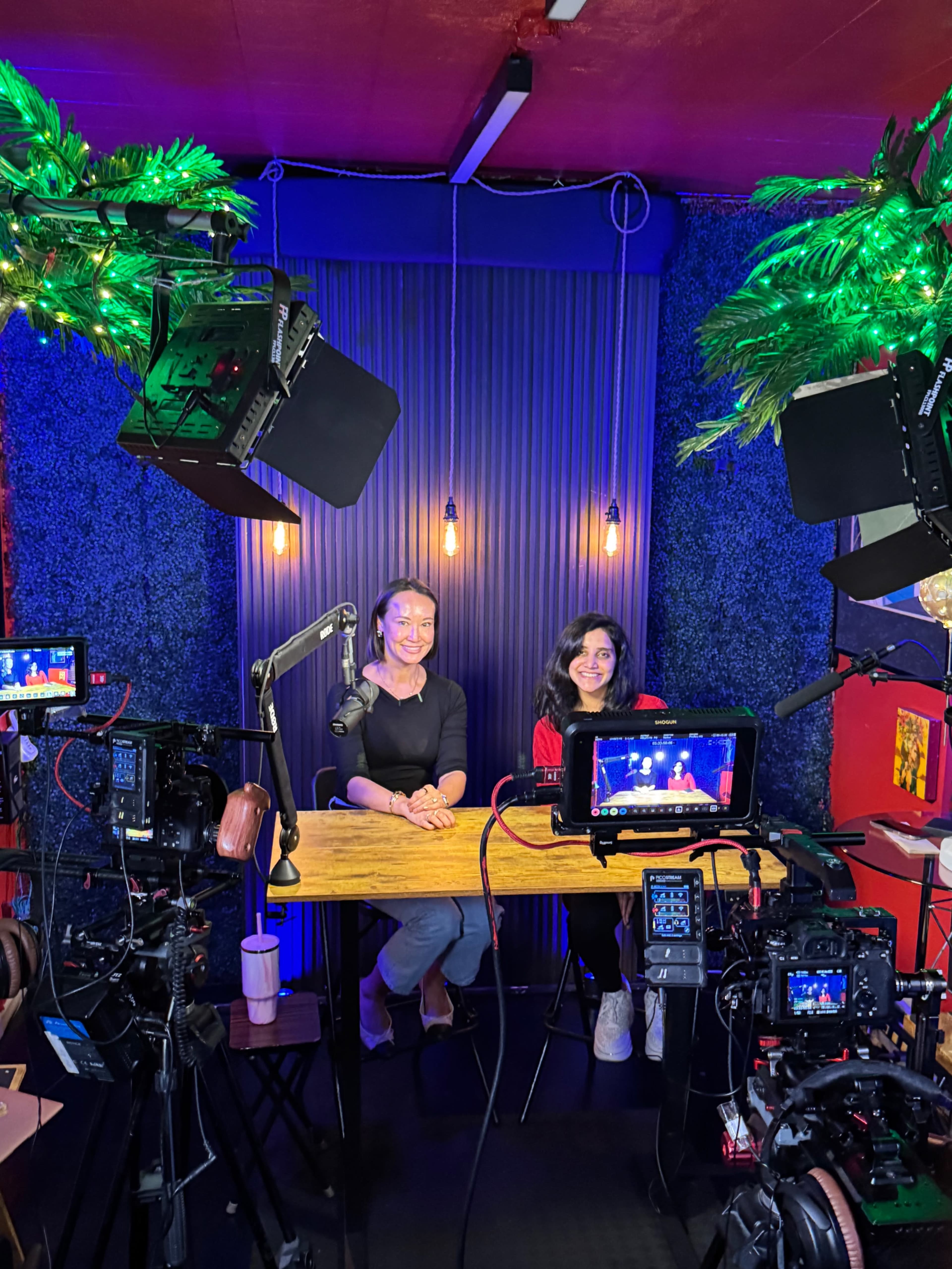 PODCAST VIDEO  STUDIO -$149/hr. - FREE VIDEOGRAPHER & FREE PODCAST VIDEO 4K - GREEN SCREEN - Pro Video/Photo Studio Equipped with Videographer, Pro 4K Cameras, GREEN SCREEN, Pro Lenses, Pro Lighting, Pro Sound. For Video Interviews Turn Key Ready to Film & Shoot. Multiple Camera Switchboard, LiveStream or take the Raw Footage with you. Photo Shoot | Video Shoot | Multiple camera switchboard for corporate event professional live streaming videos and interviews.  \ Image in North Beach, San Francisco, CA