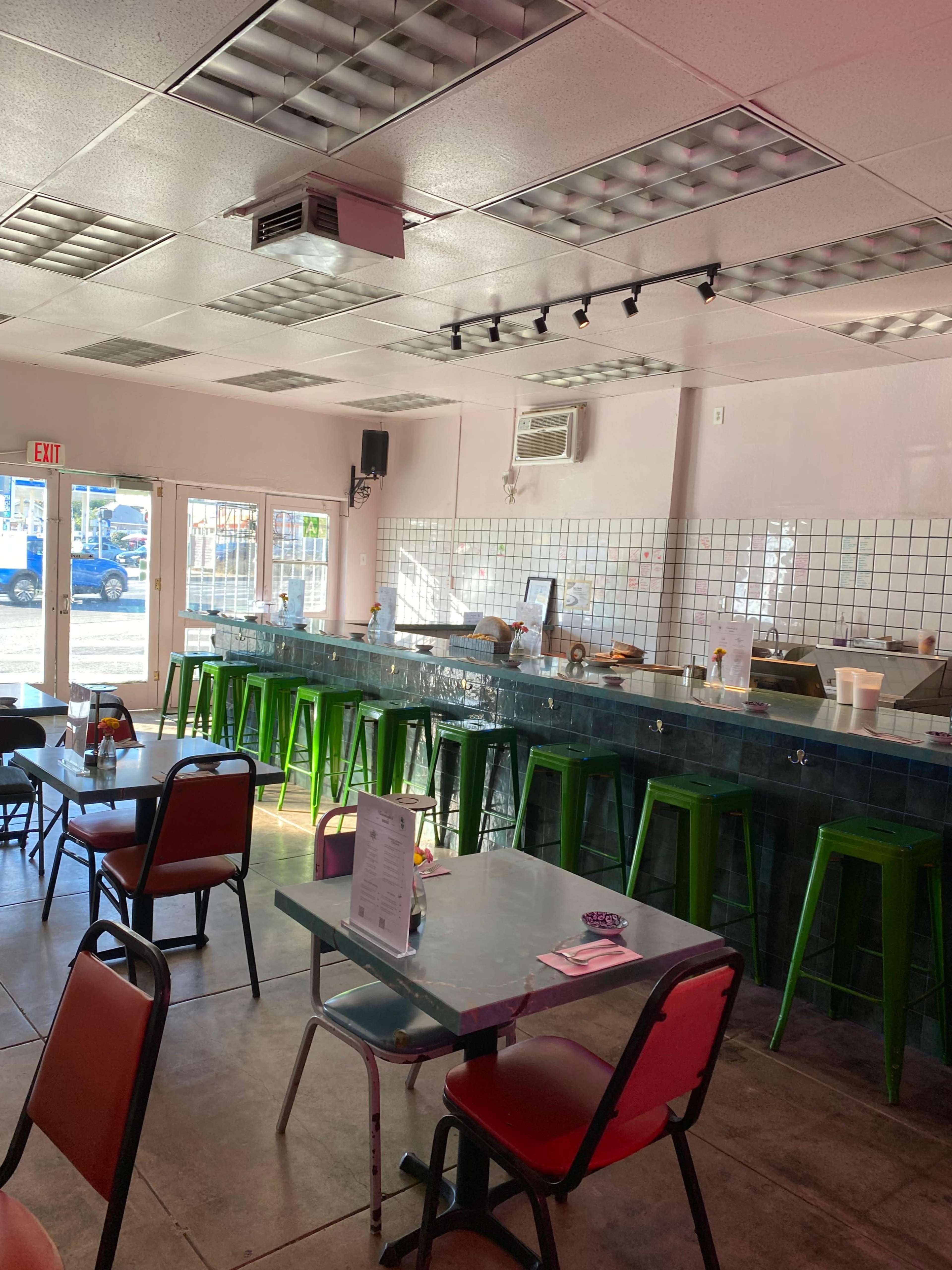 Charming Echo Park restaurant with beautiful turquoise bar Image in Echo Park, LOS ANGELES, CA