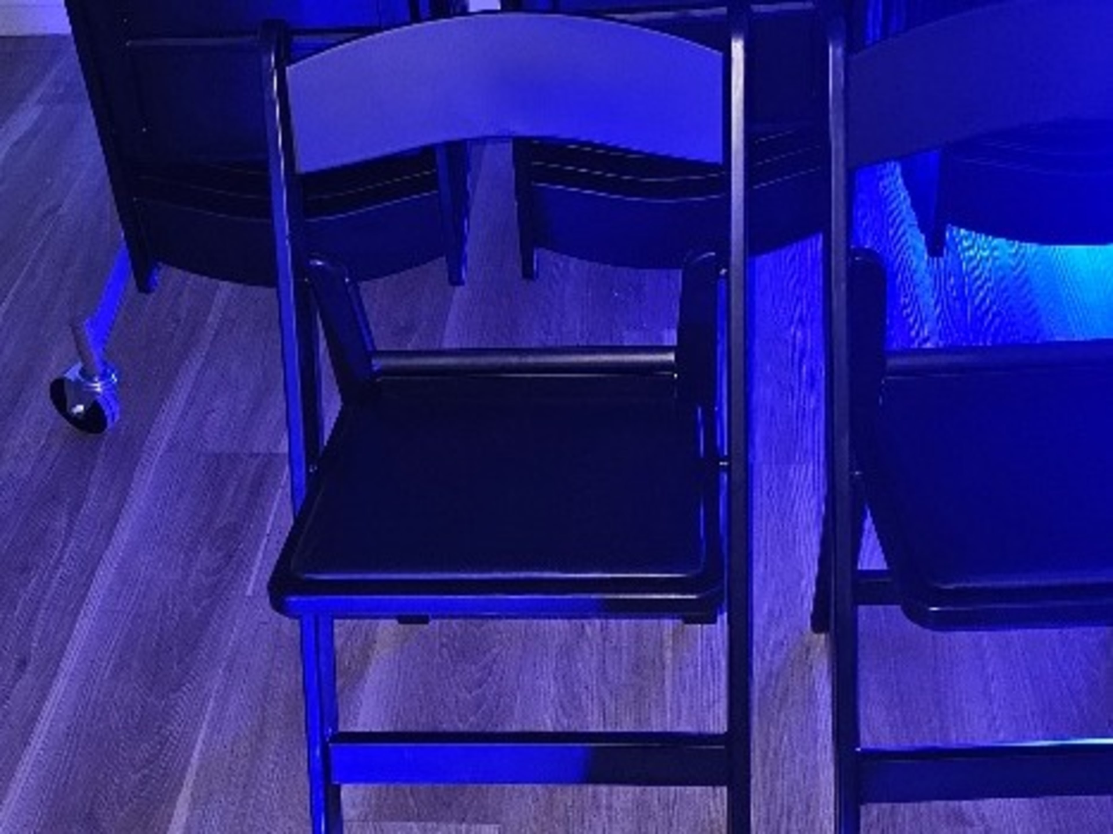 Black Resin Folding Chairs