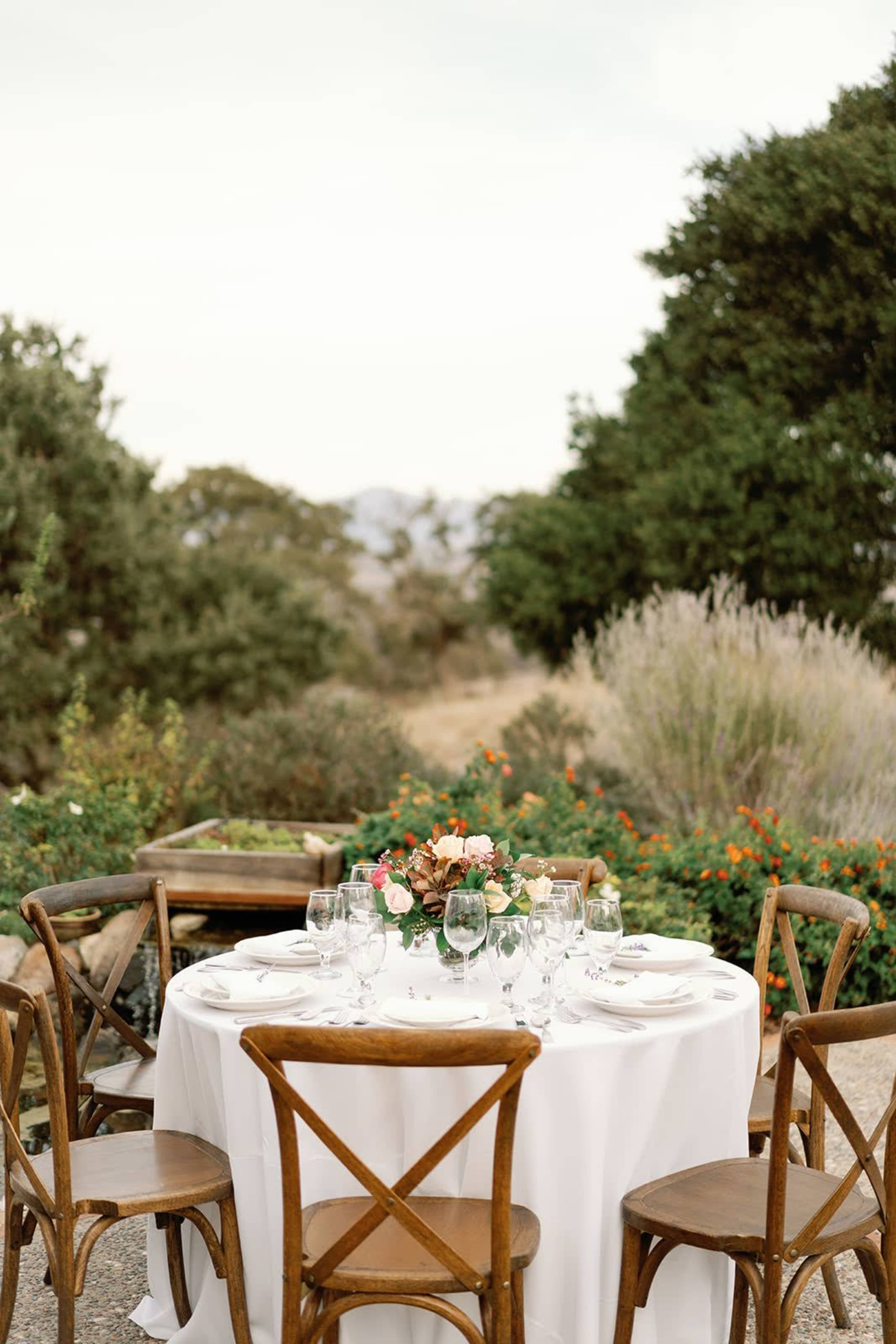 Intimate event space with gardens located on a working ranch Image in , San Juan Bautista, CA