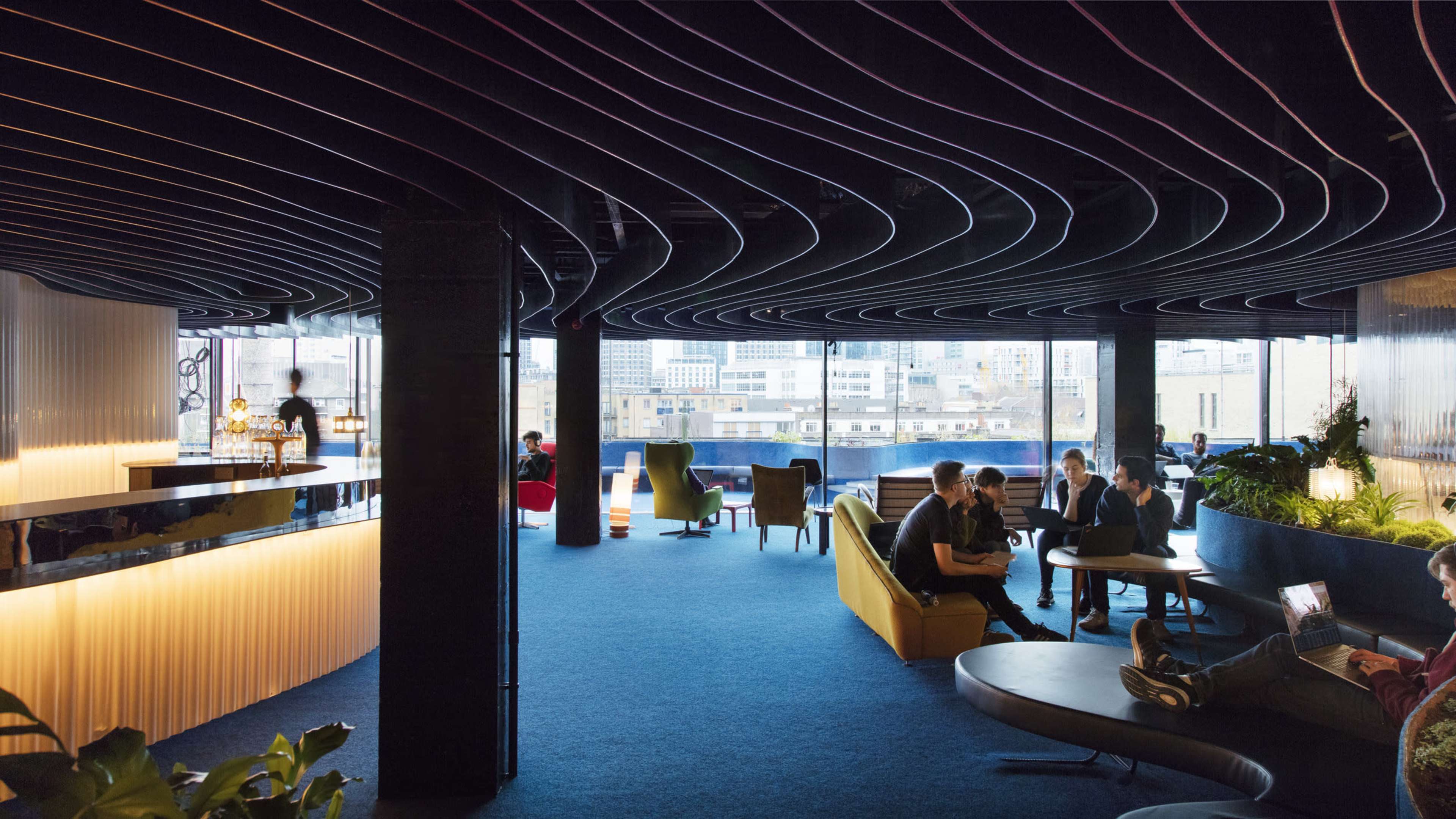 The Rooftop Image in Spitalfields, London