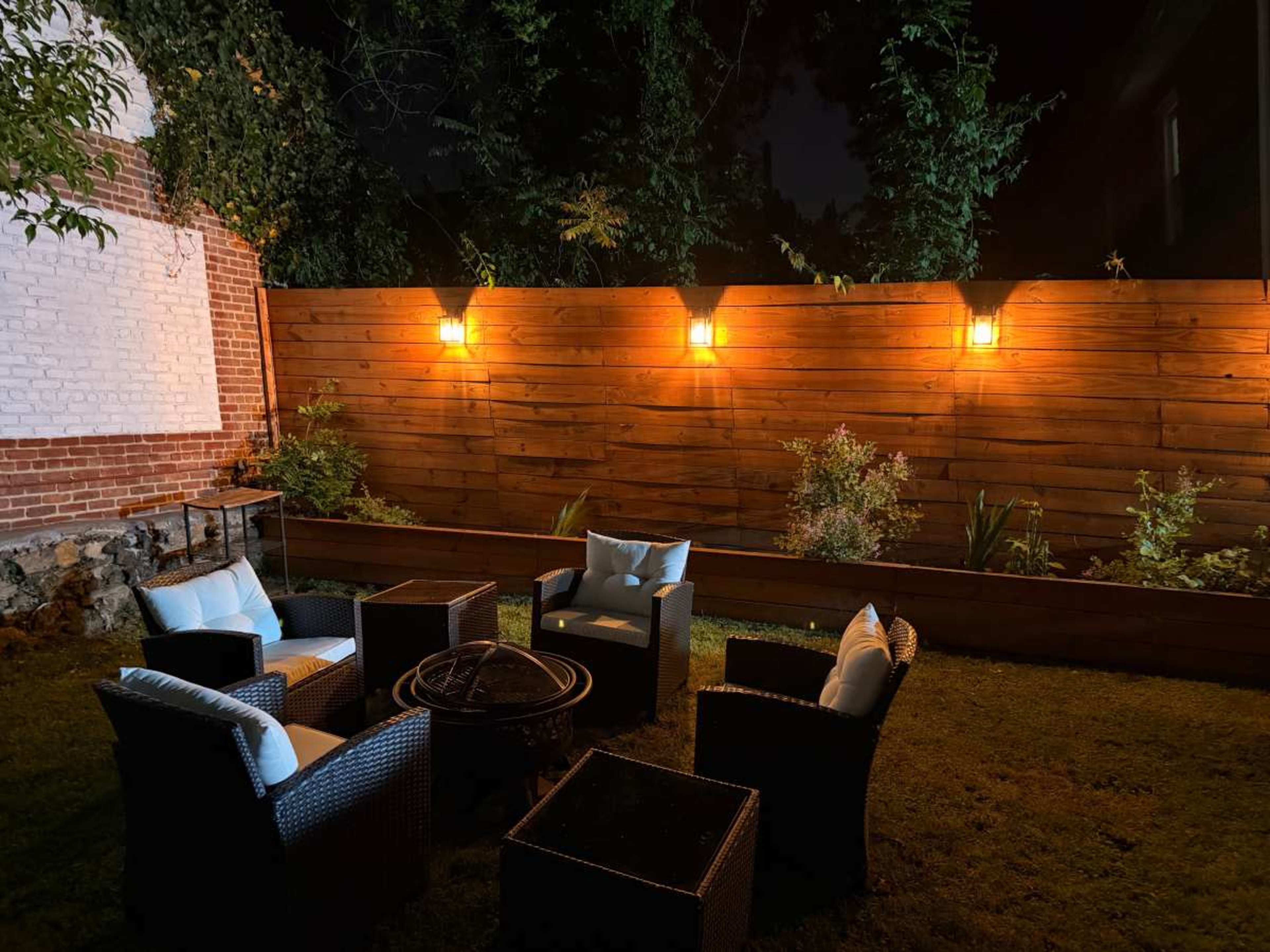 Suburban backyard perfect for BBQs Image in South Side, Mount Vernon, NY