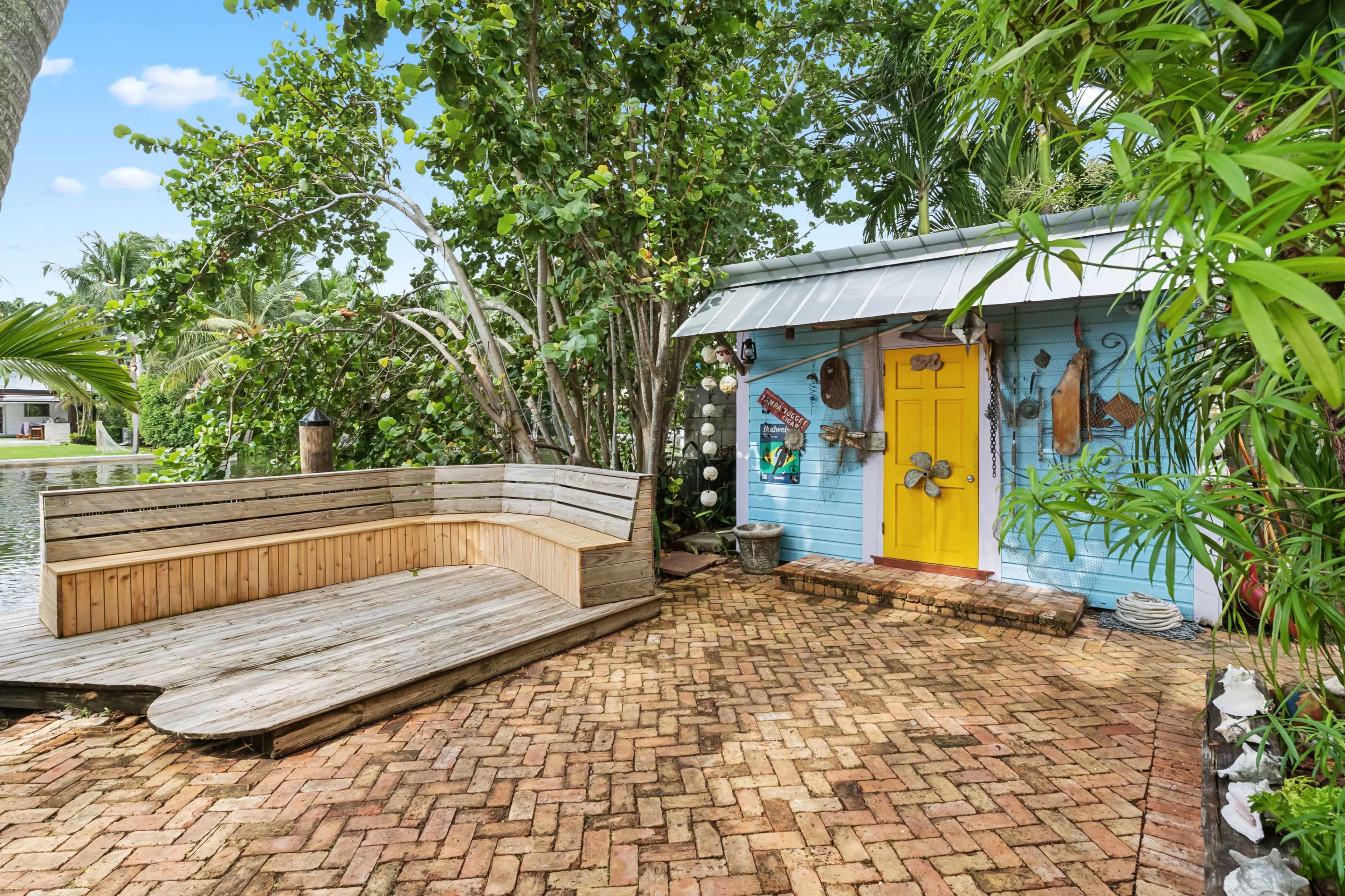 Miami Key-West-Inspired Waterfront Home on Biscayne Bay Image in Upper East Side, Miami Beach, FL