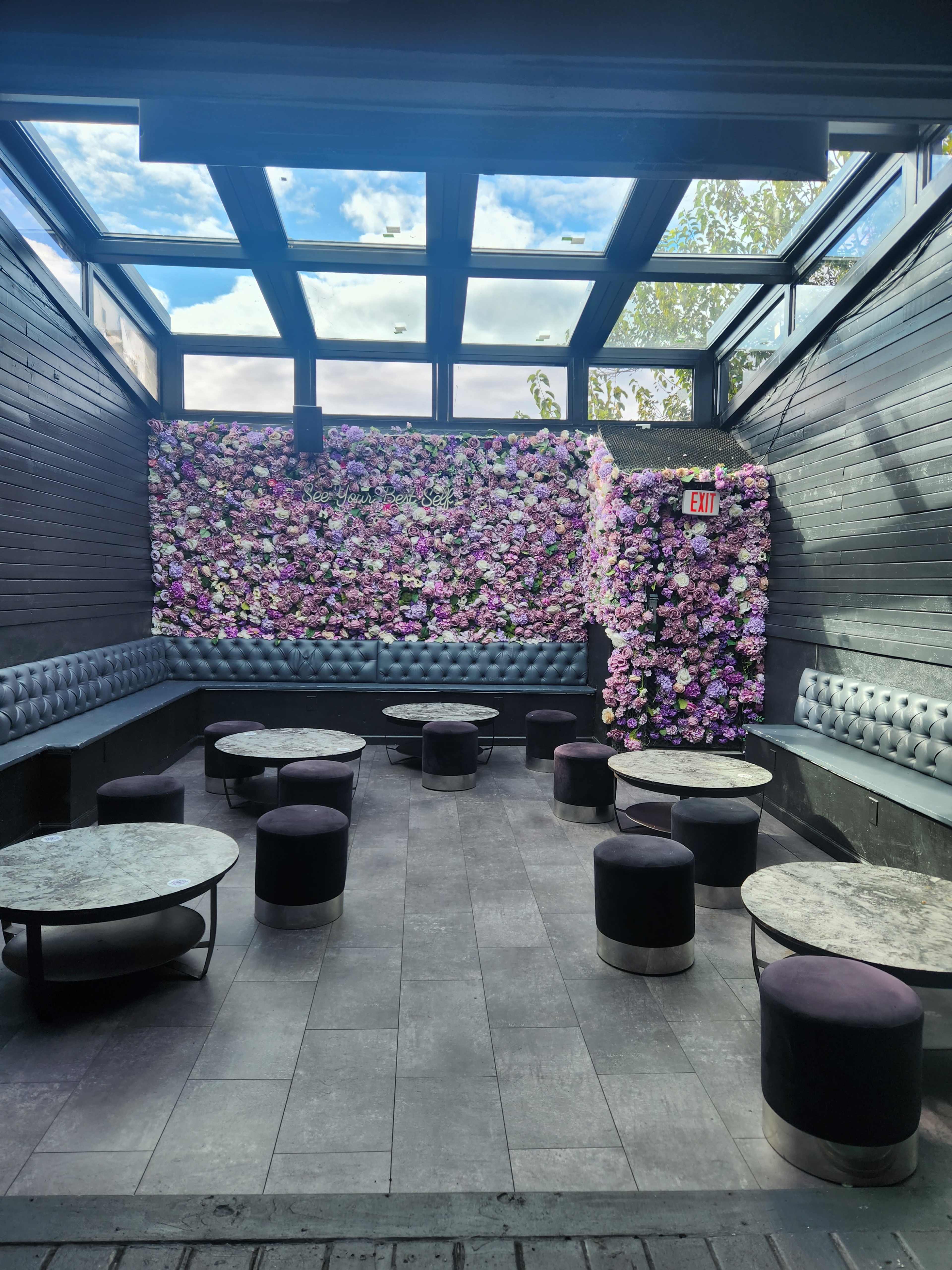 U St NW Corridor Lounge with Unique In/Outdoor Space Image in Cardozo, Washington, DC