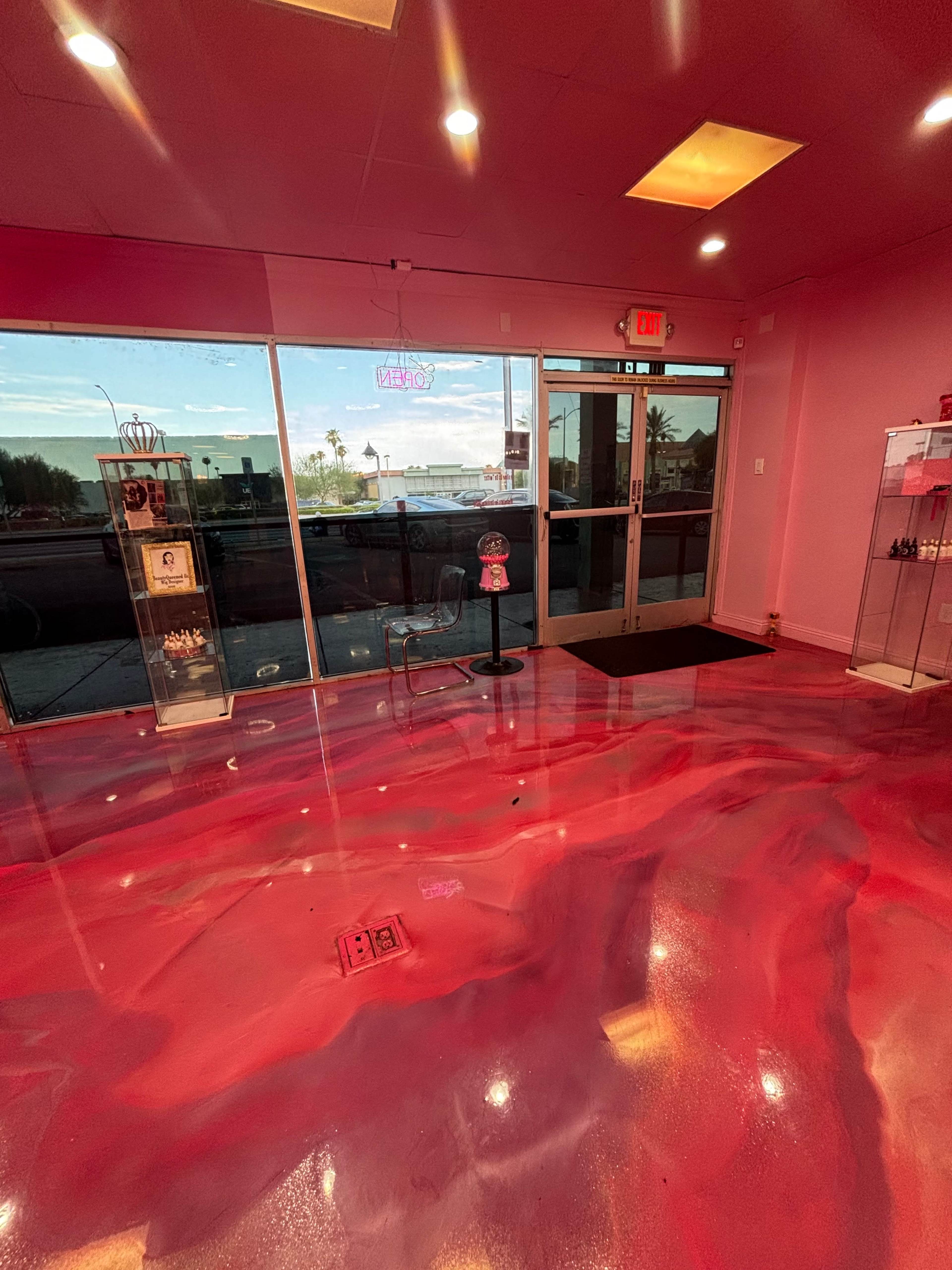 Modern all pink salon great for filming, hosting classes and etc! Image in Paradise, LAS VEGAS, NV