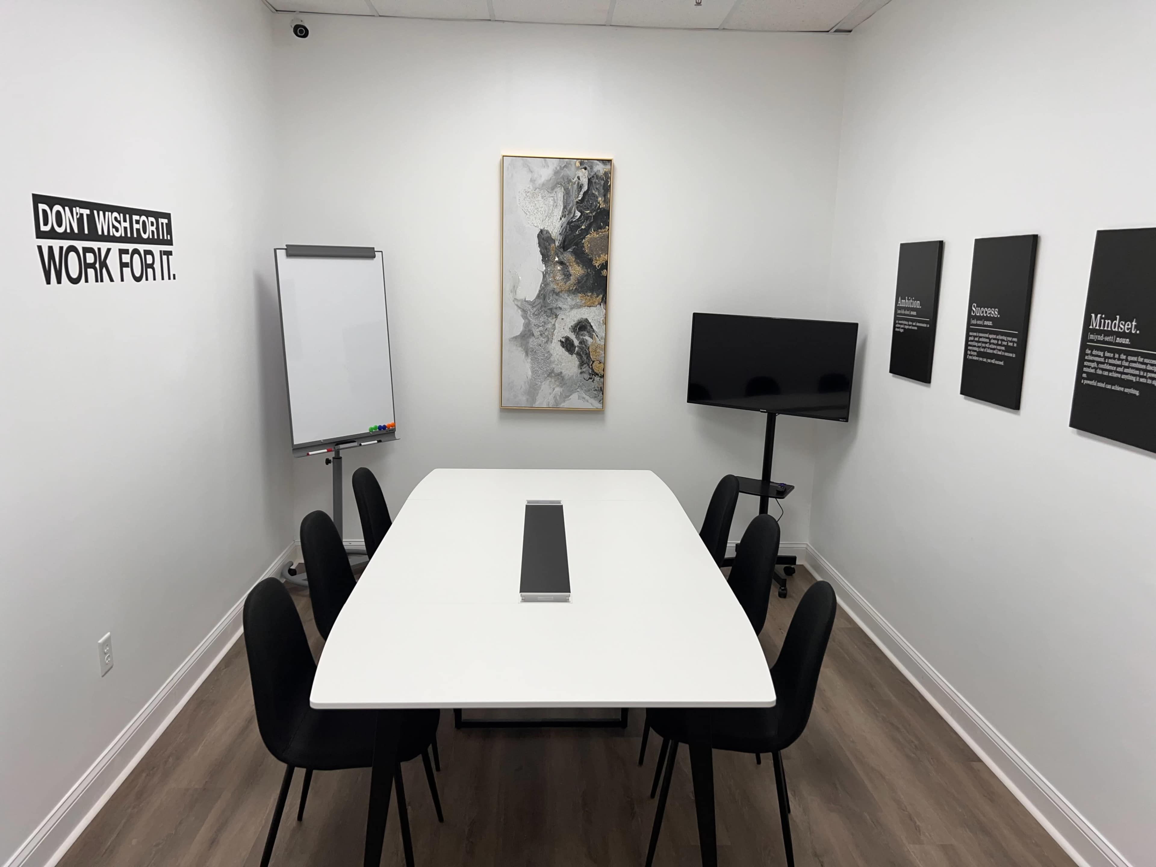 Modern Conference and Training Room Inside of a Content Studio Image in Gwinnett Village, Norcross, GA