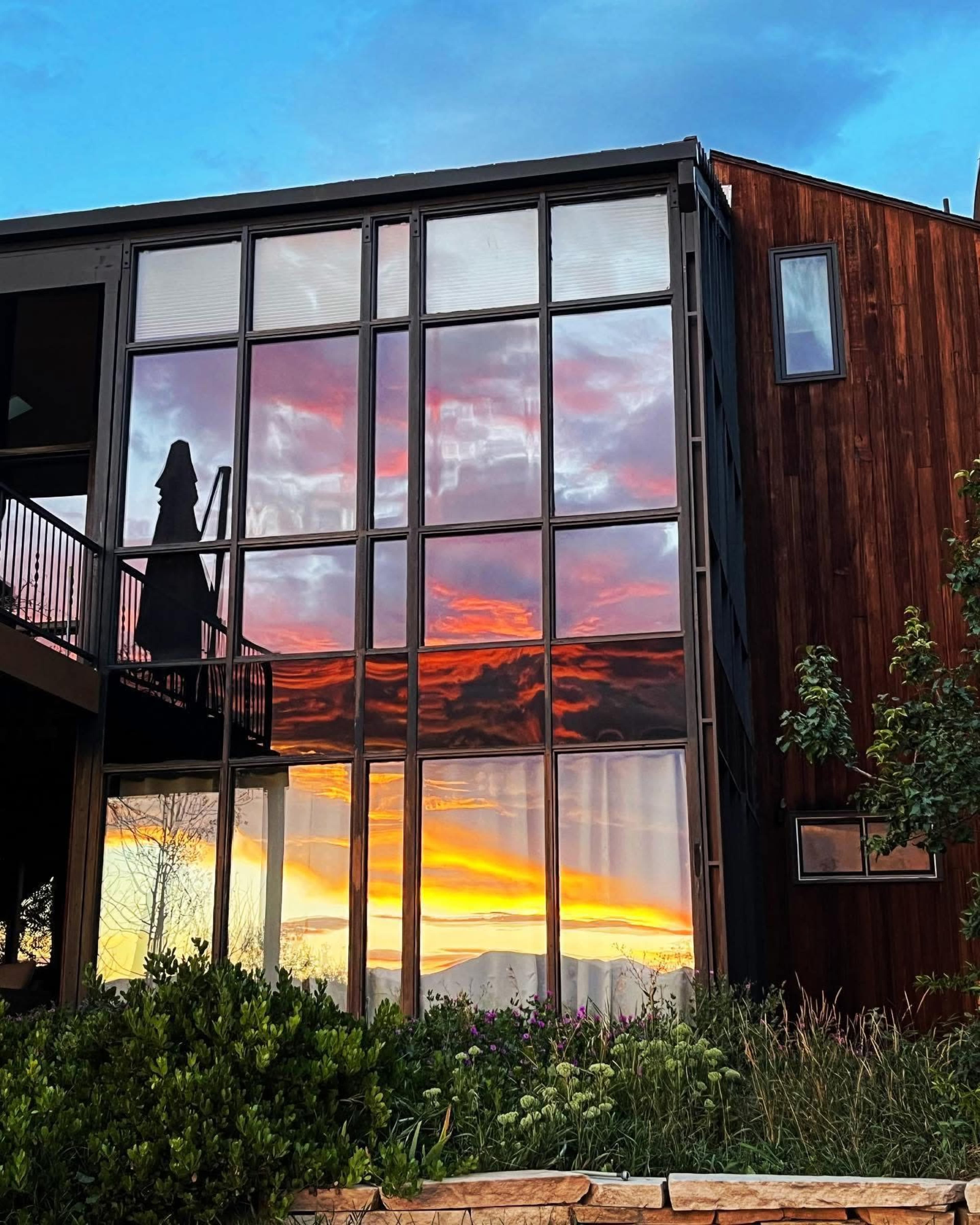Glass and wood, MCM home, with exceptional mountain views Image in Campion, Loveland, CO