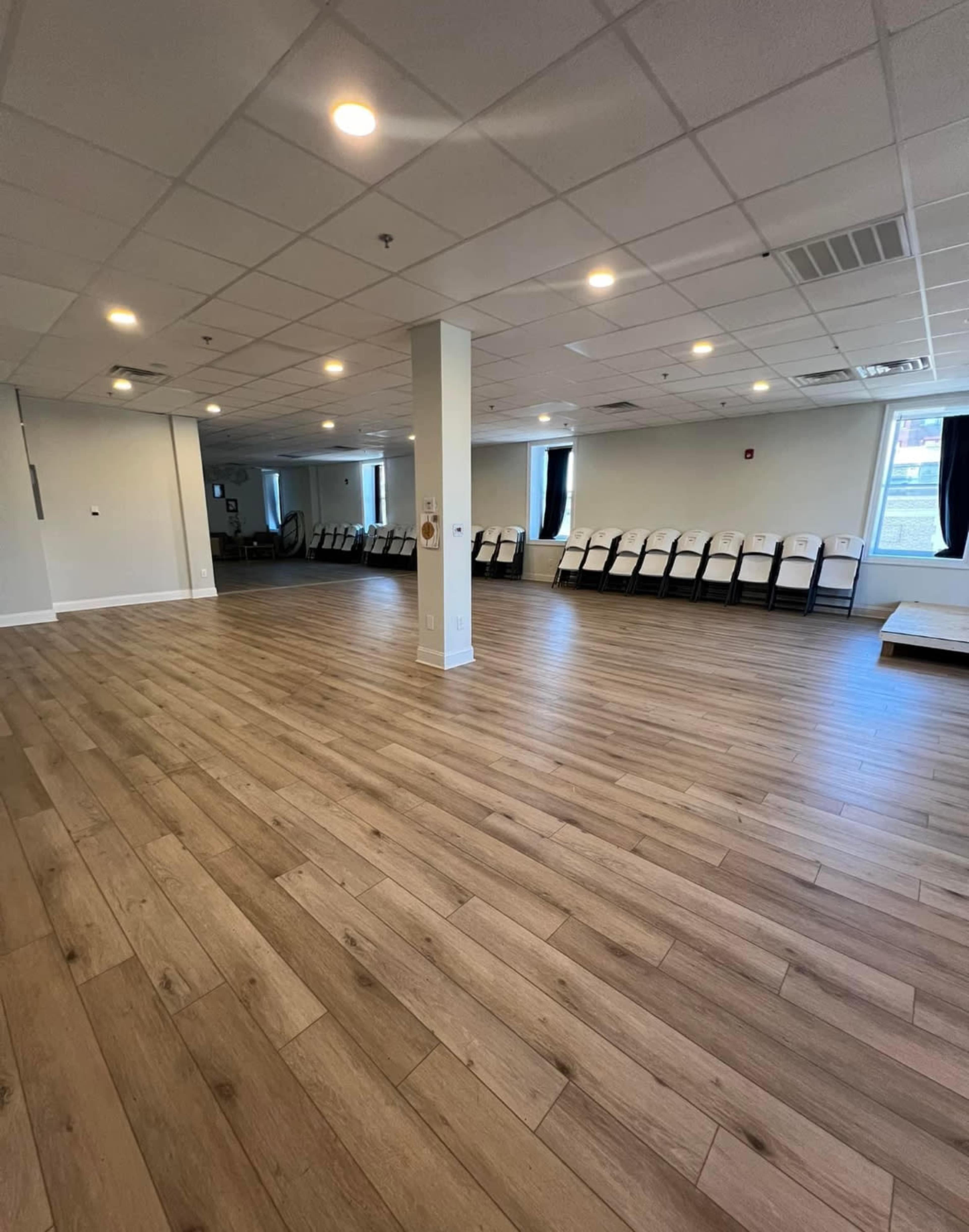 An urban event space with a stunning rooftop area. Image in Terry Sanford, Fayetteville, NC