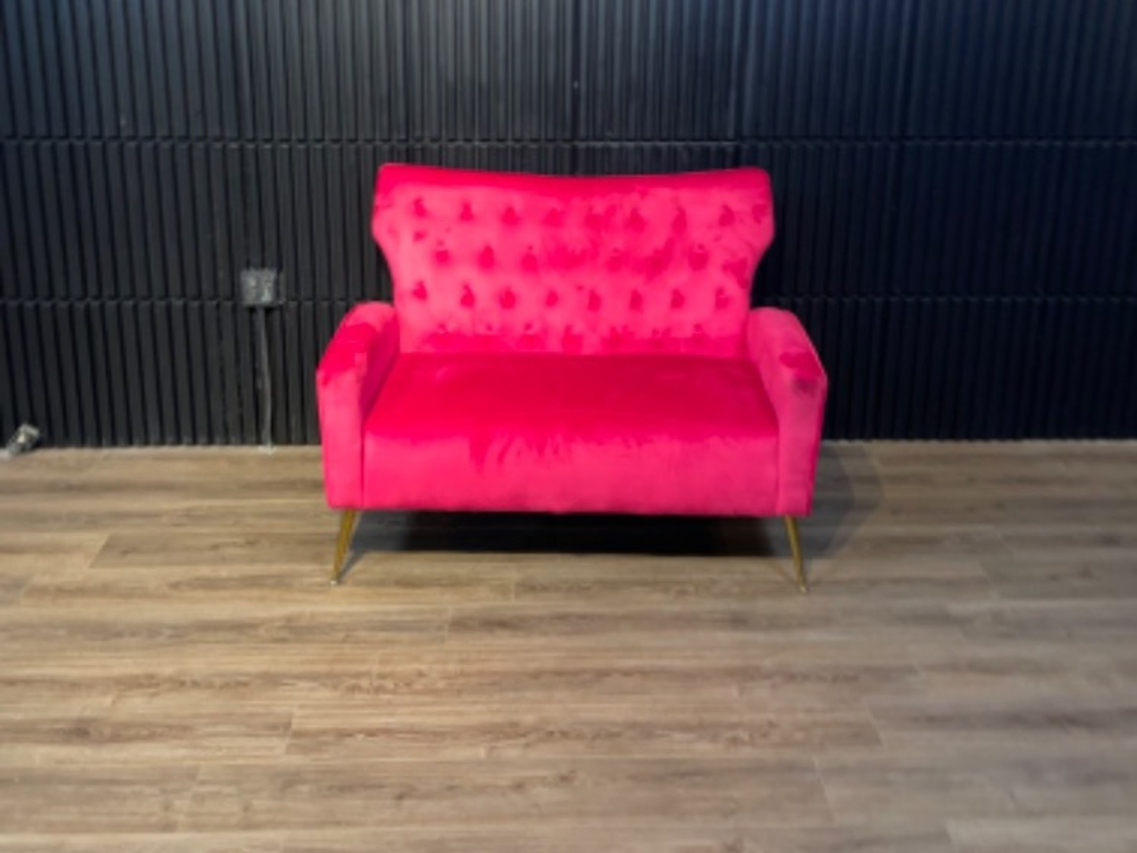 Pink love sofa couch 