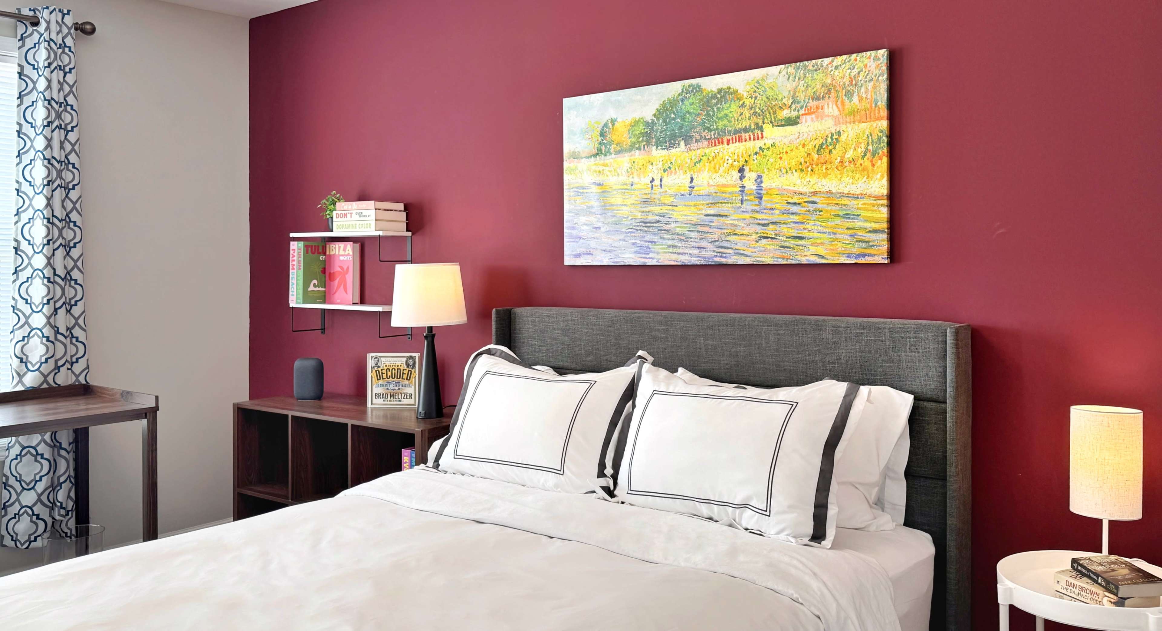 Sunny/Stylish Bedroom - Video/Photo/Podcasting Image in Groves Of Deerfield, Wendell, NC