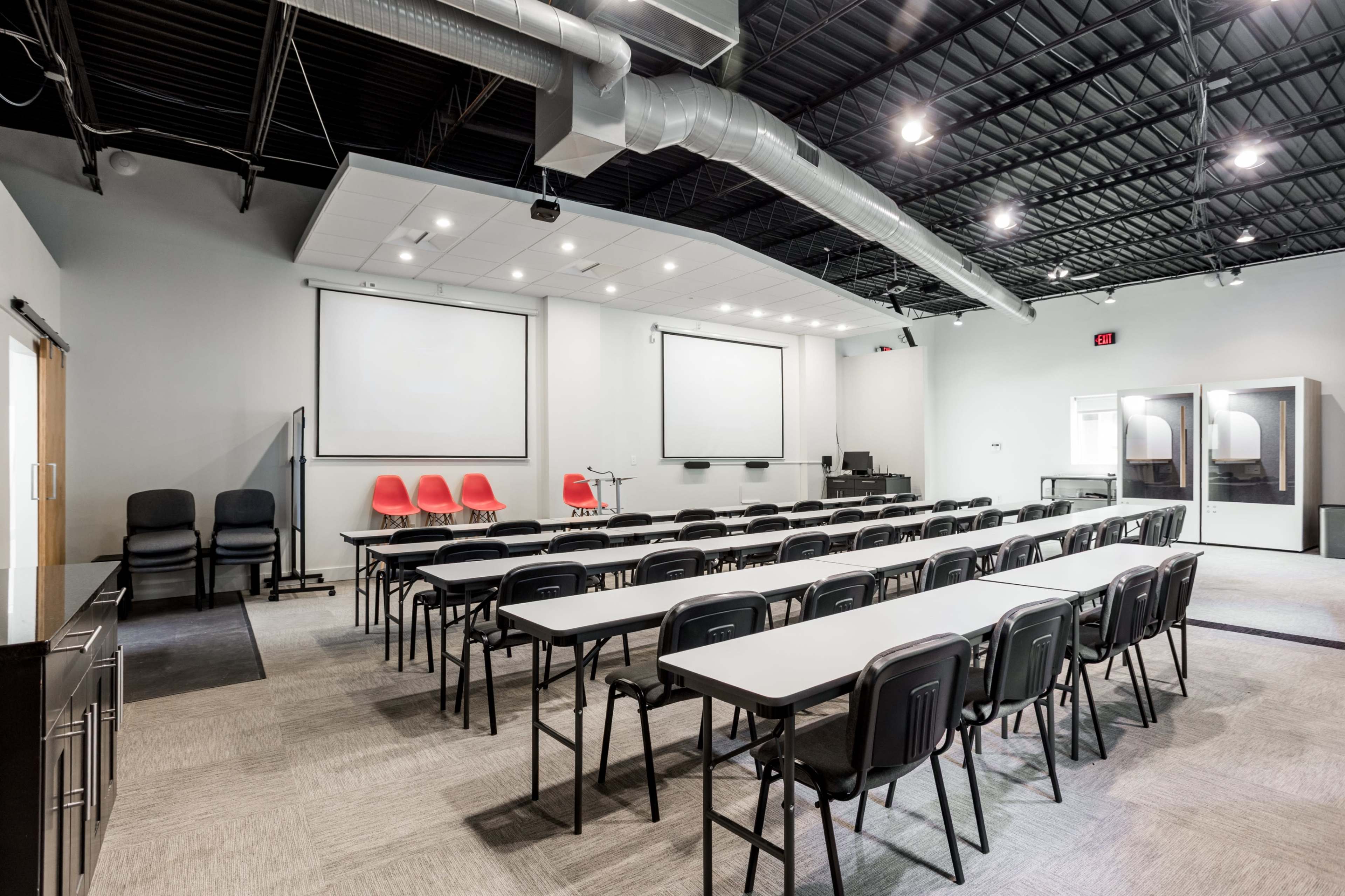 Event Space outside of co-working space. Image in Broad Ripple, Indianapolis, IN