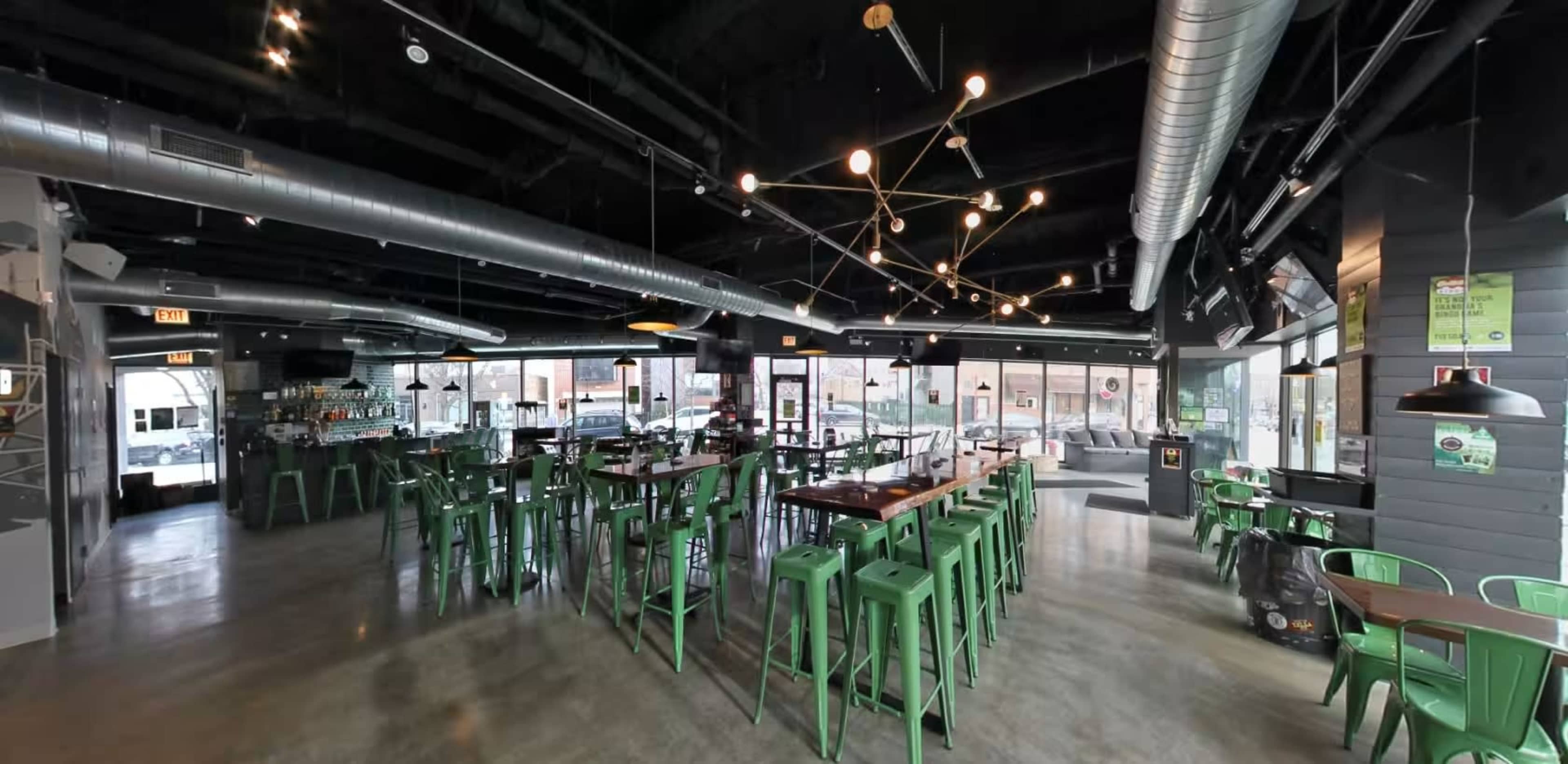 Logan Square Self-Pour Taproom with Industrial Open Concept Image in Logan Square, Chicago, IL