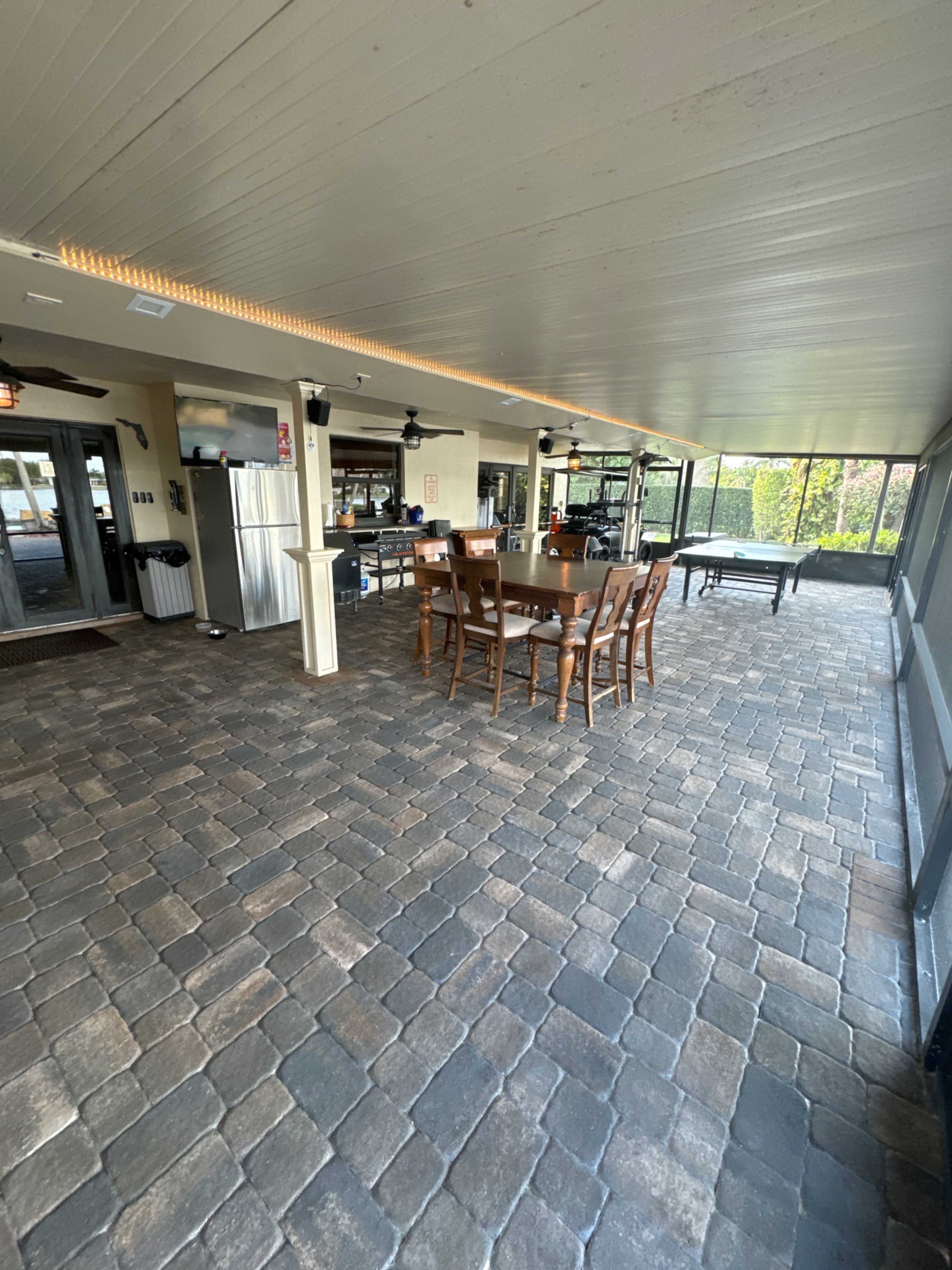 Playboy did a photo shoot at this pool and lake home utilizing the kitchen for makeup , the office for one shoot, and the pool for another Image in Pembroke Pines, Pembroke Pines, FL