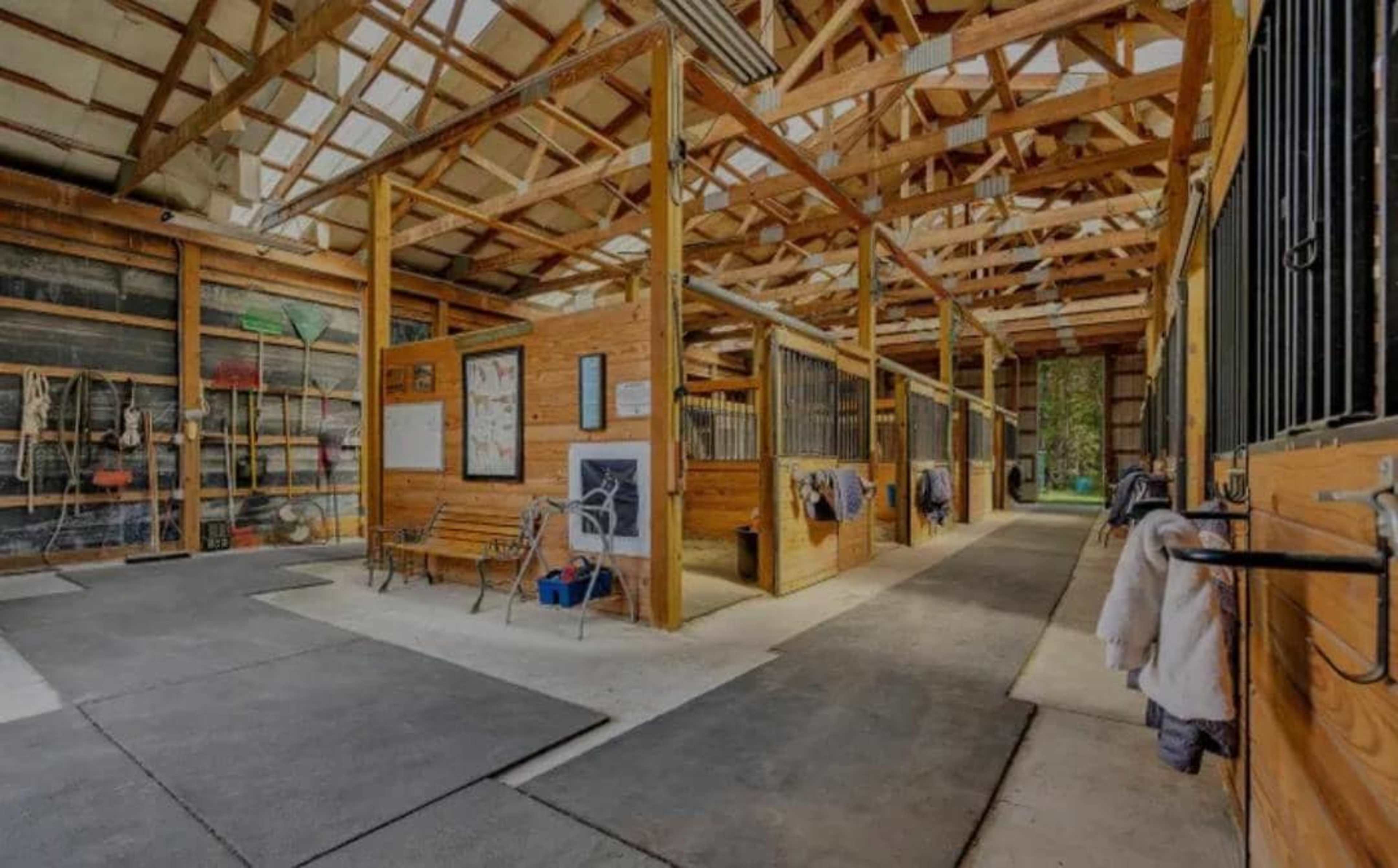 Picture of Serene Getaways | Rustic Equestrian Barn with Outdoor Arena on 20 ...