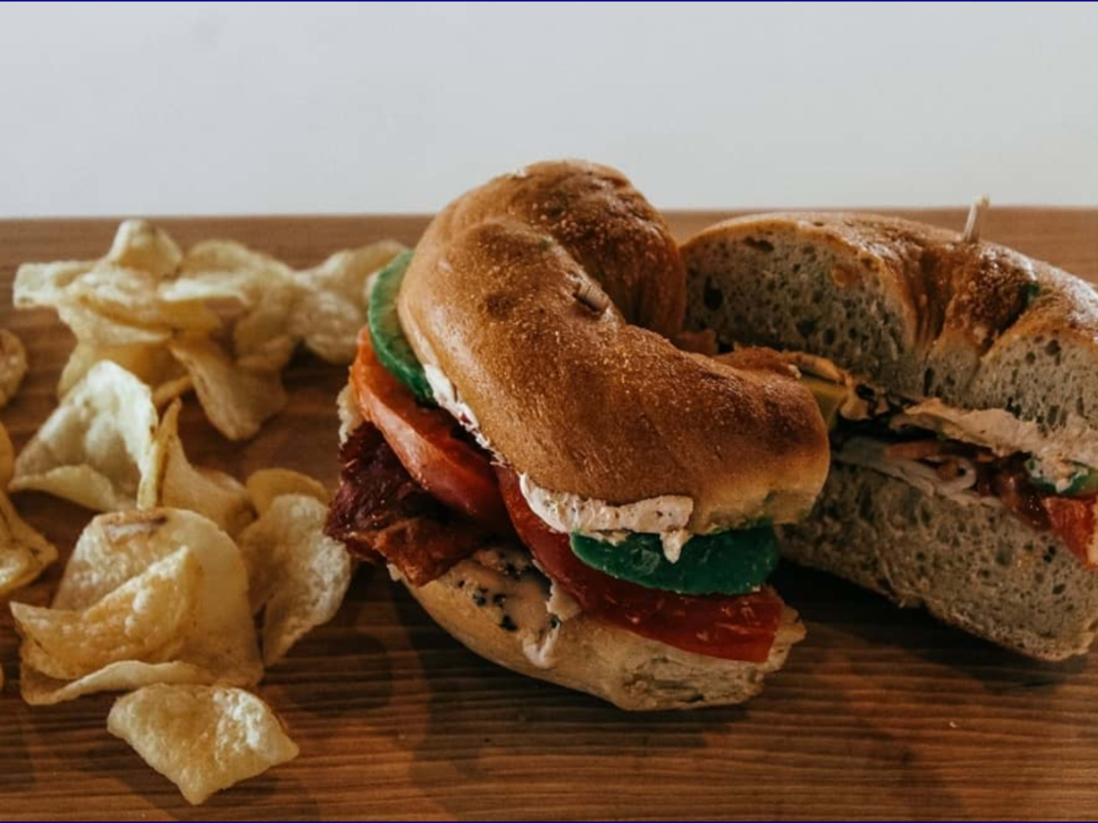 Assortment of Bagel Sandwiches