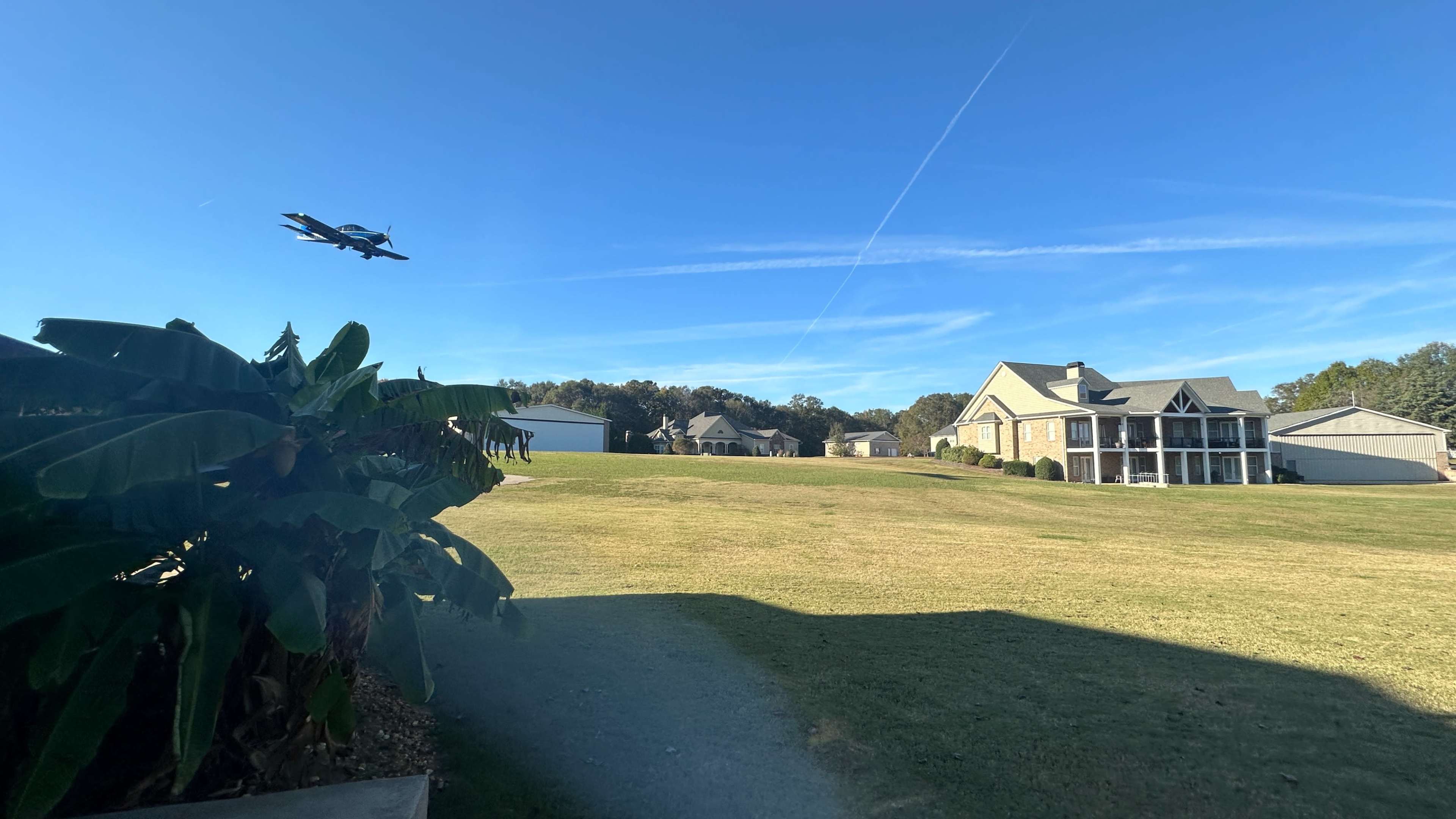Luxurious Aviation Mansion located on Residential Grass Strip Runway Image in , Locust Grove, GA