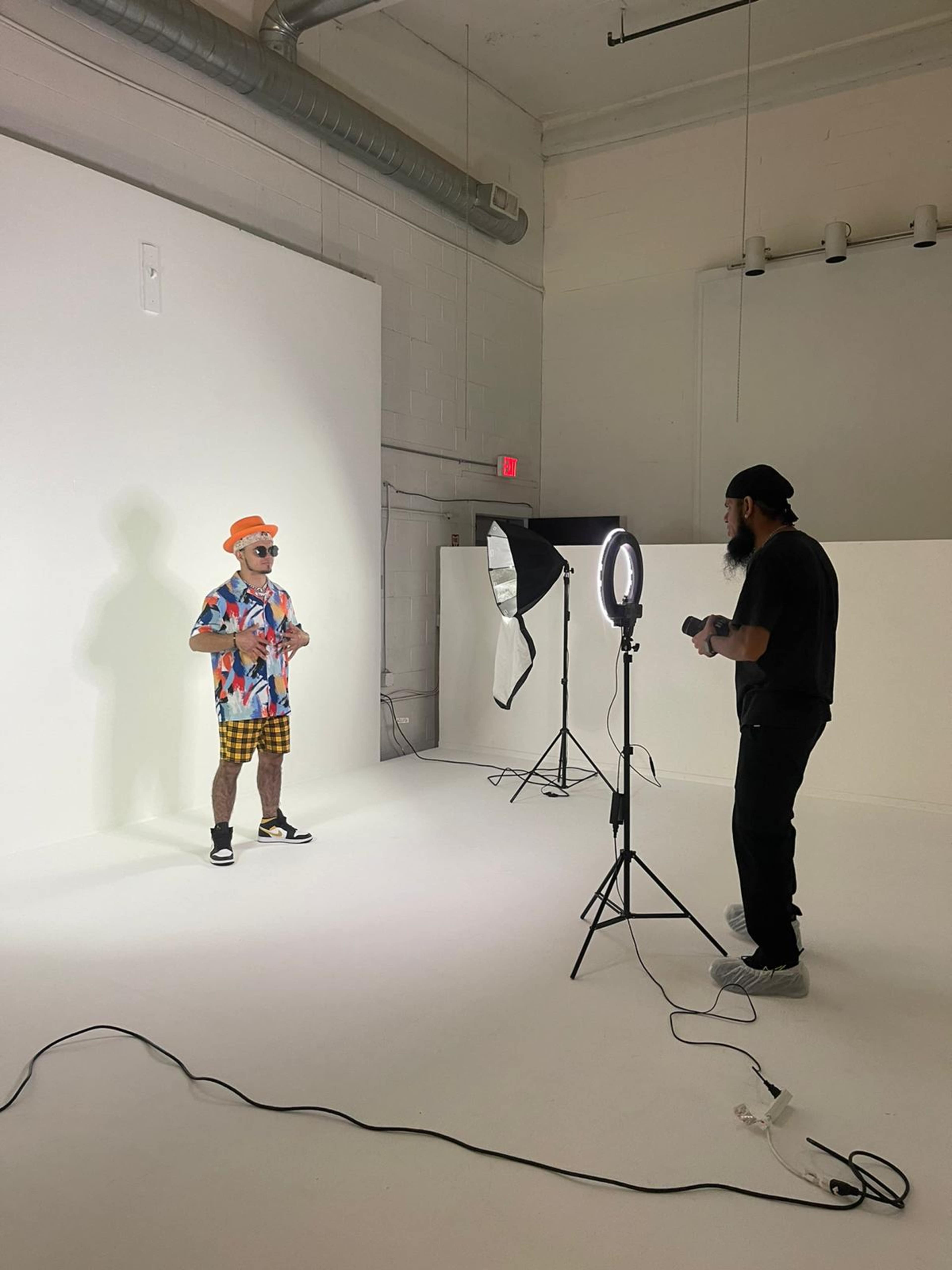 Ad video shoot
