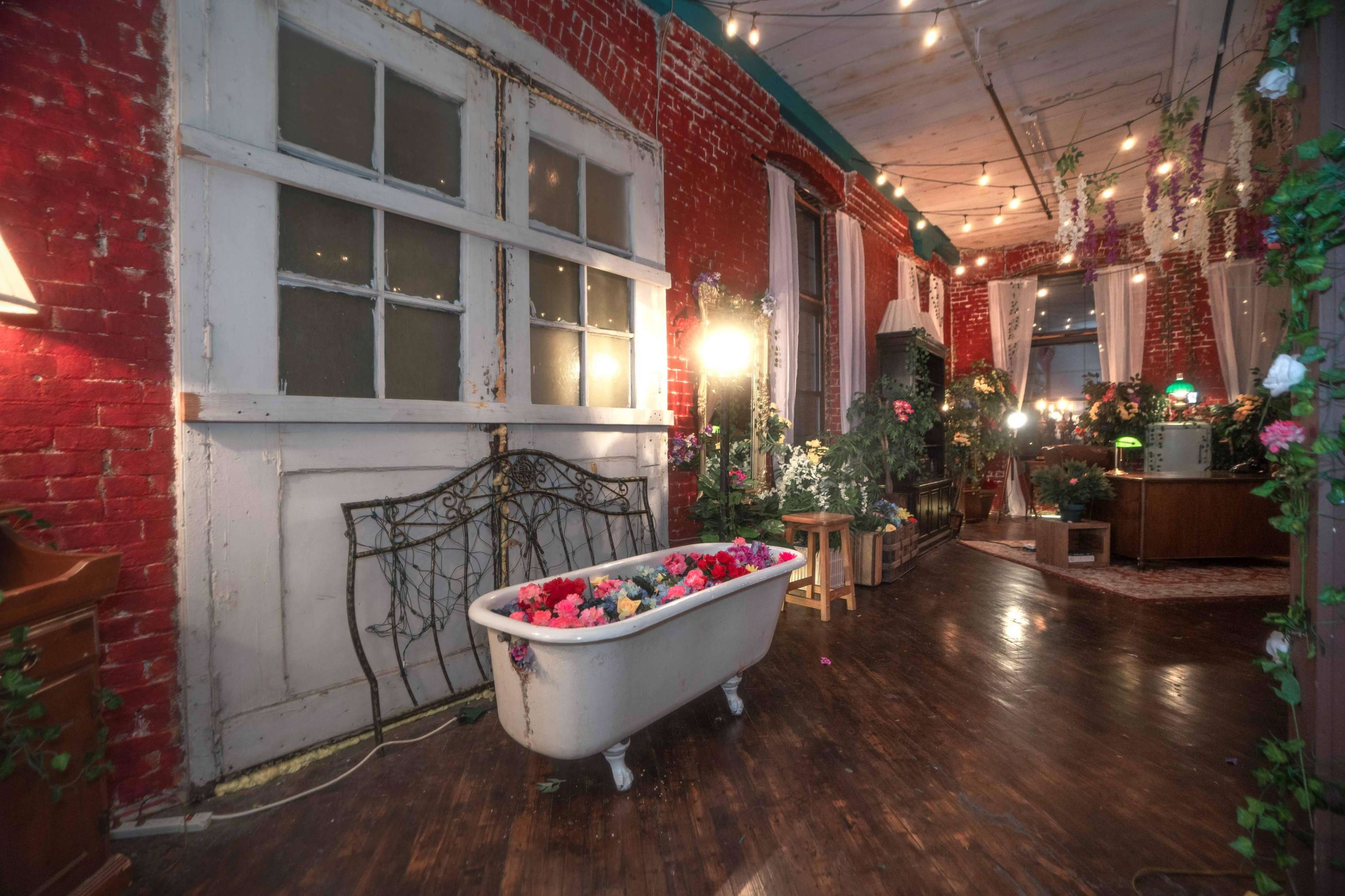 Natural Light Studio with Red Brick and Greenery Image in North Philadelphia, Philadelphia, PA