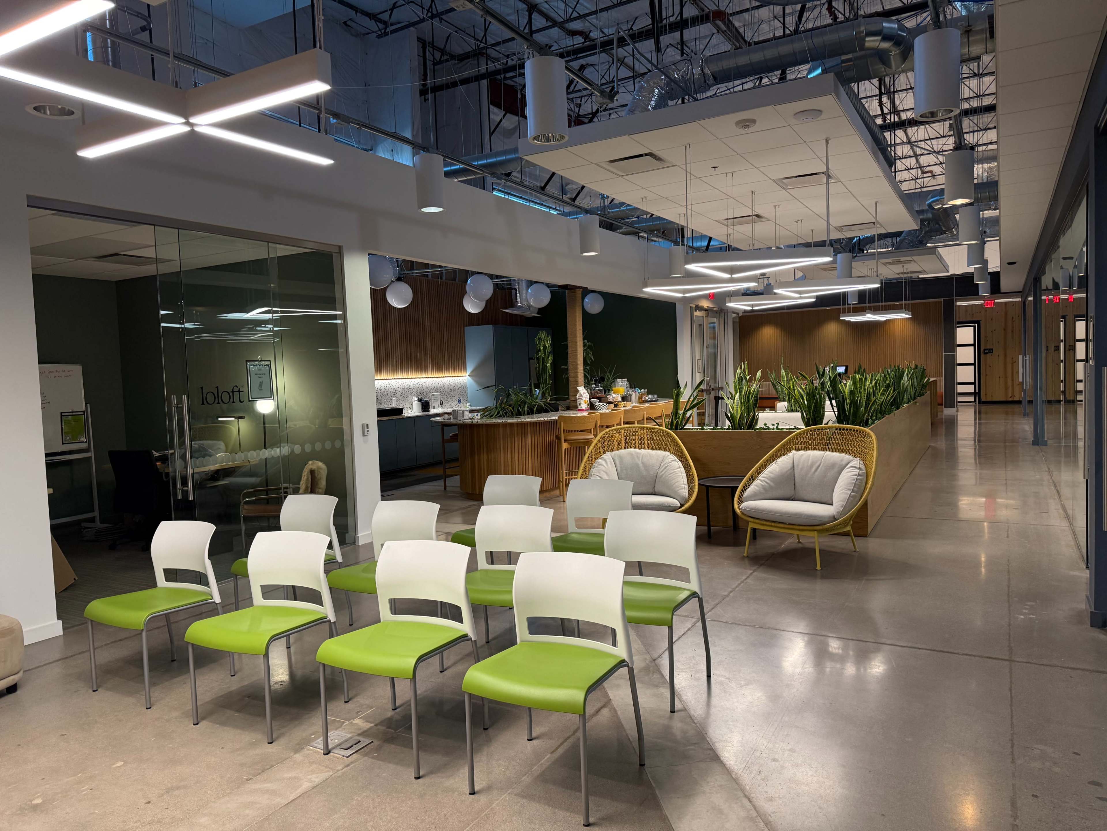 Cozy Front-of-House Event Space for up to 50 Guests with Natural Light & Flexible Seating, 10 Minutes from Phoenix Airport Image in South Mountain Village, Phoenix, AZ