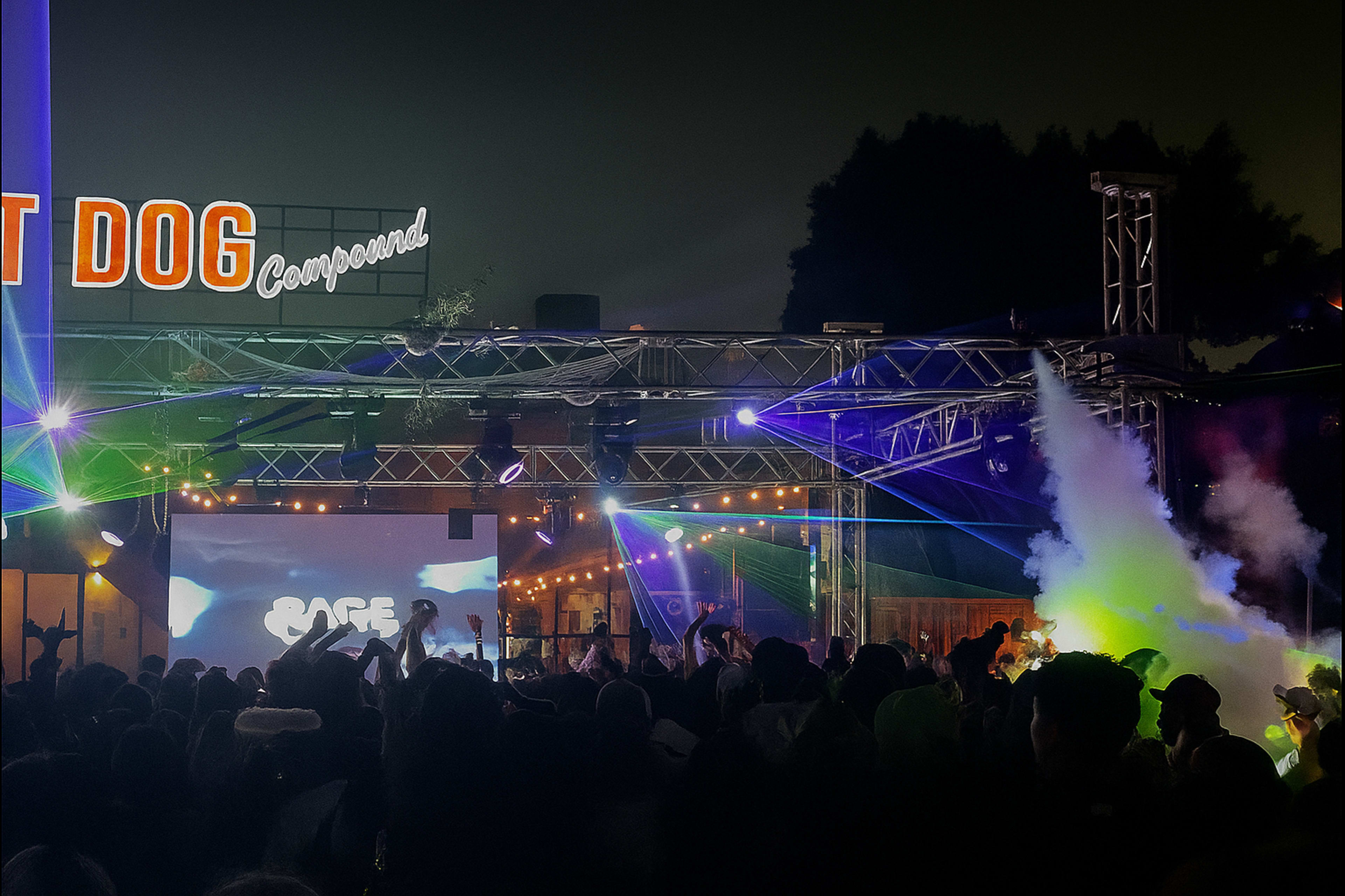 Industrial Entertainment Venue with 3 Individual Sized Areas - Outdoor area Image in South Montebello, Commerce, CA