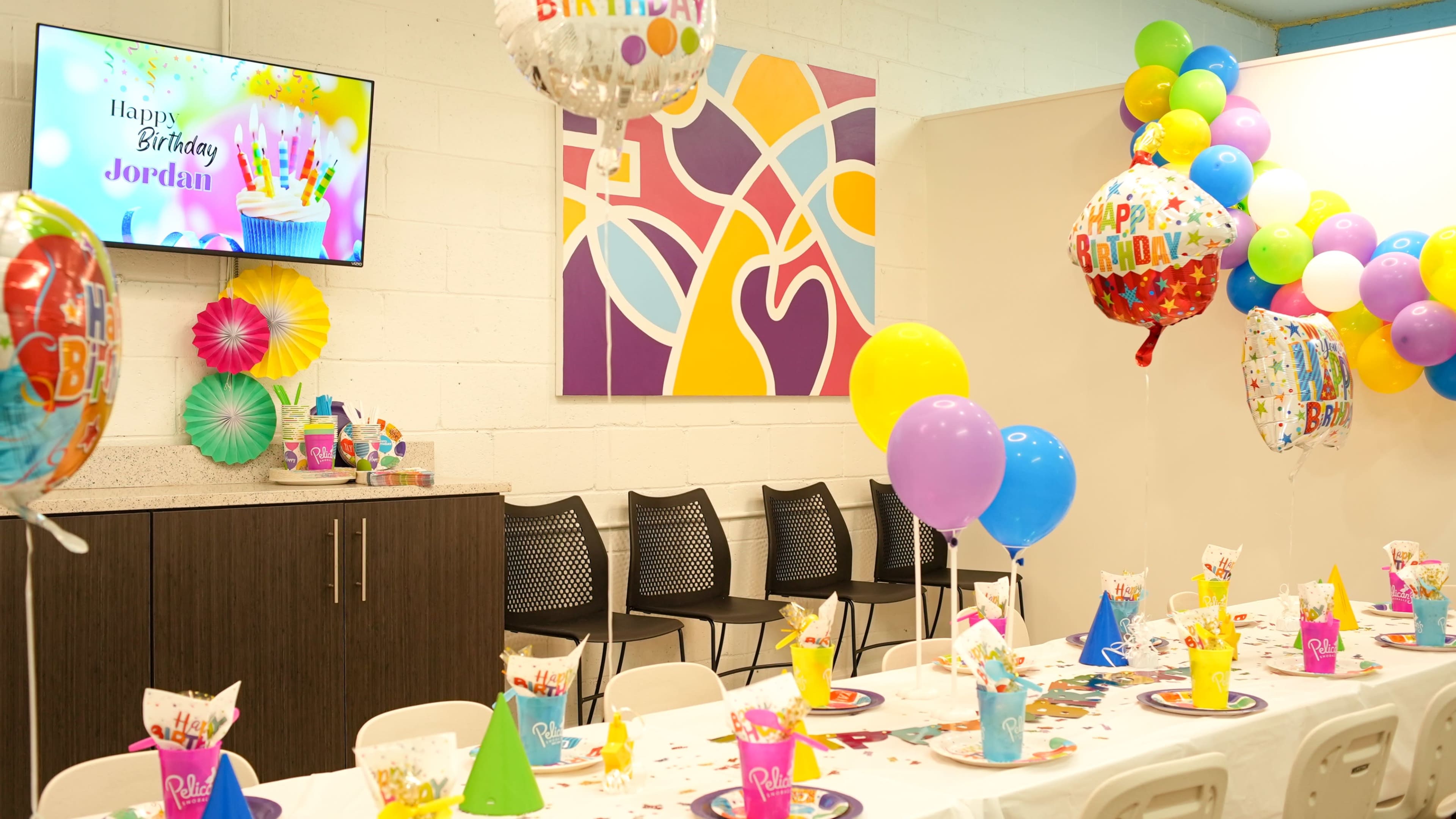 Colorful Ice Cream & SnoBall shop with Event Space Image in Loganville, Loganville, GA