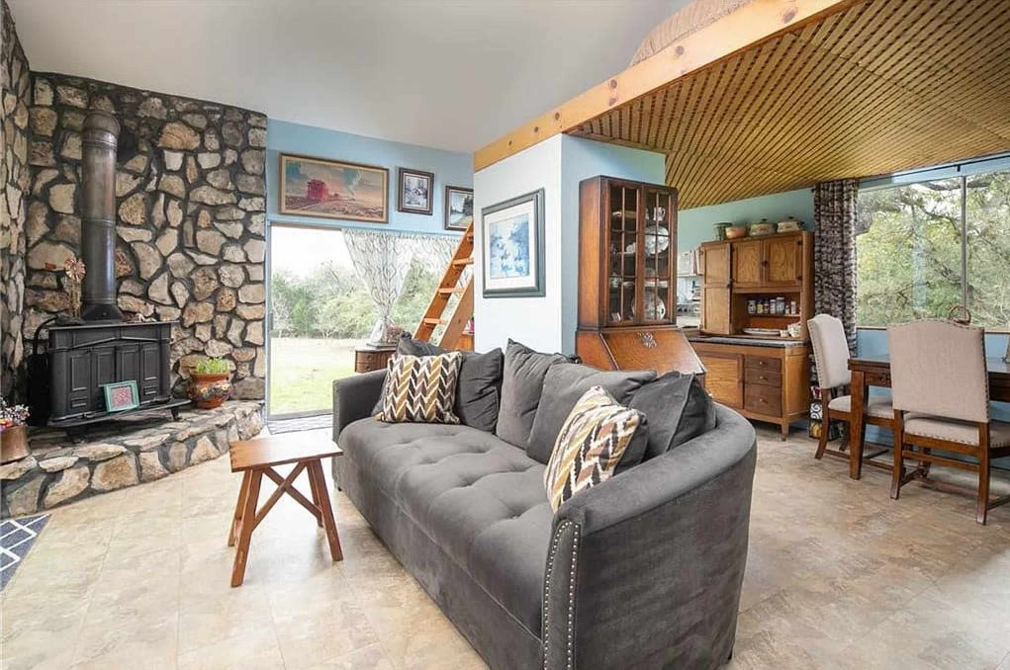 Tiny home located on secluded Hill Country setting with 9+ acres Image in Driftwood, Driftwood, TX