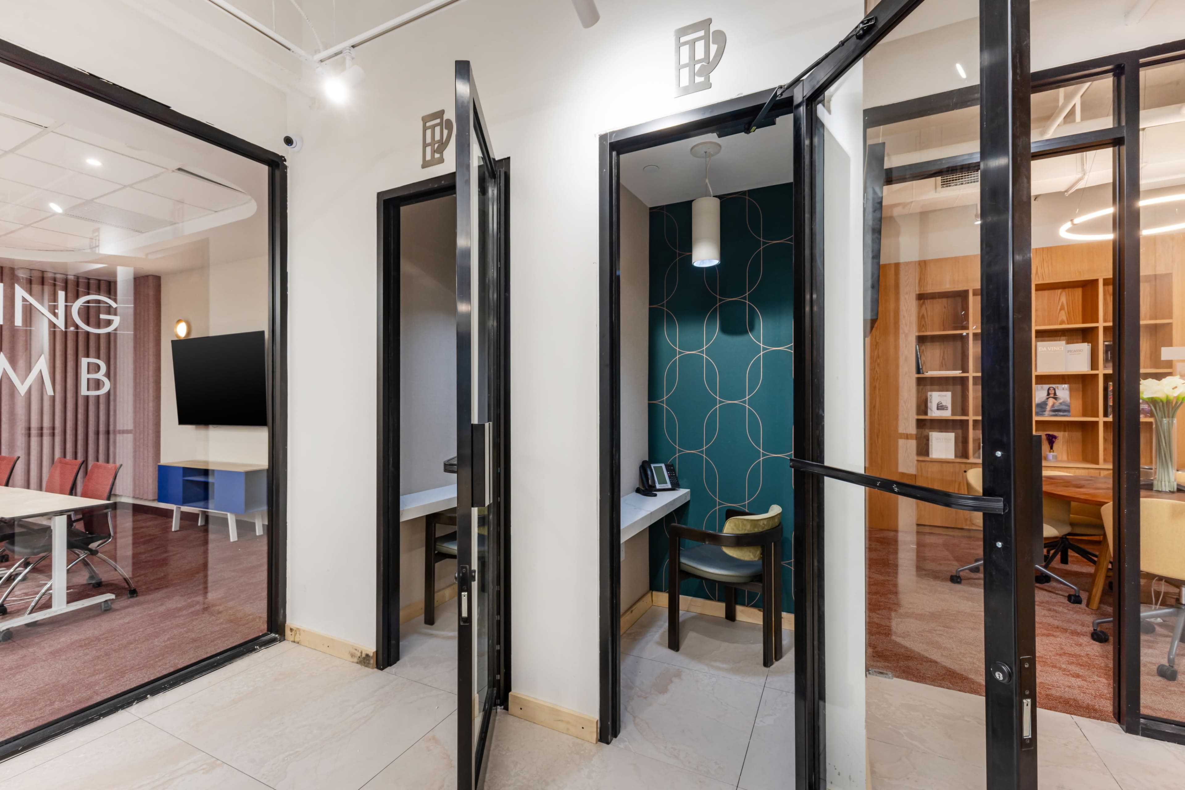 Double Windowed Floor To Ceiling Windows-Downtown Brooklyn-Phone Booths Nearby Image in Fort Greene, brooklyn, NY