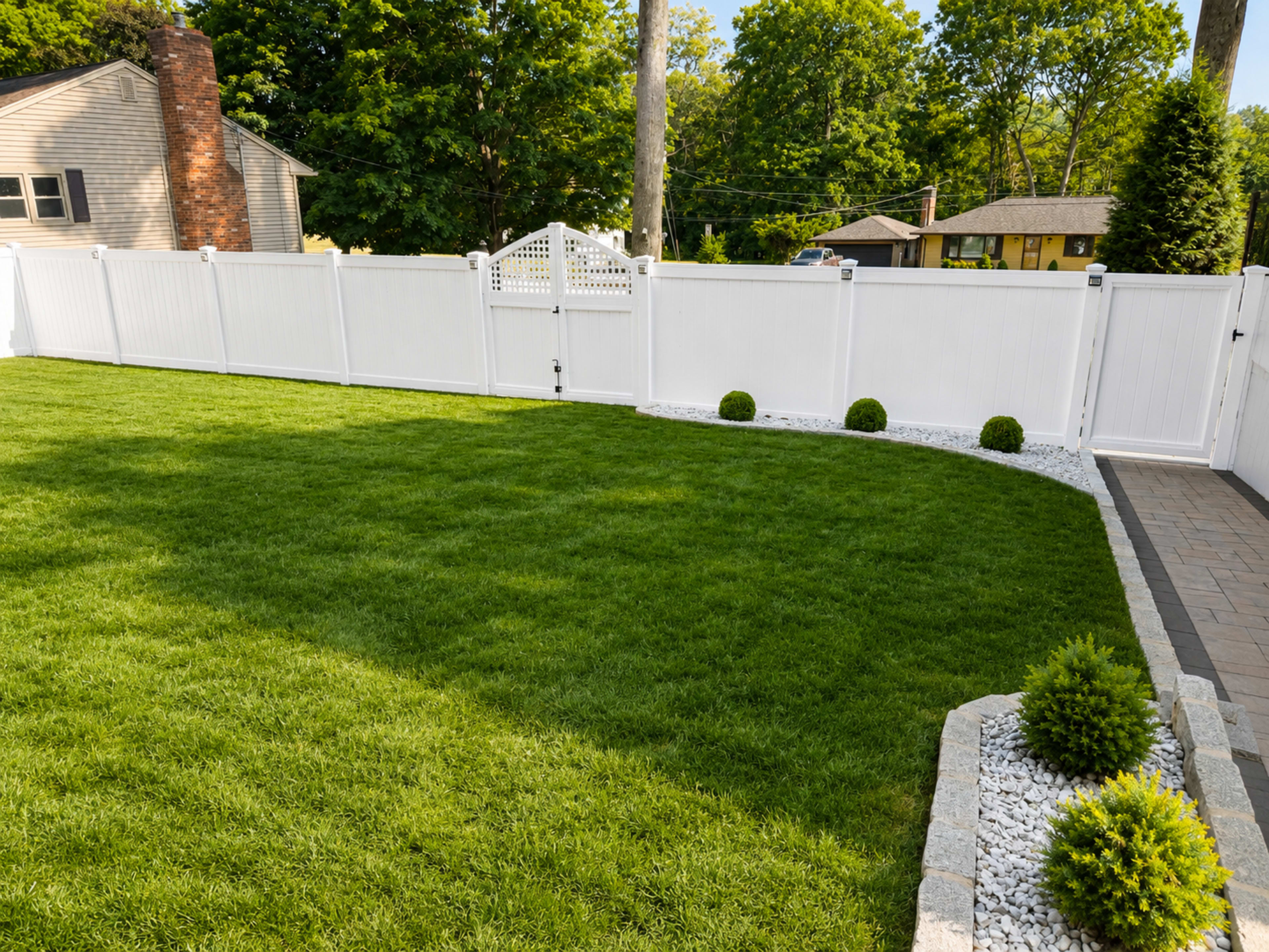 Private Resort-Style Backyard with Pool and Entertainment Space Image in North Grafton, North Grafton, MA