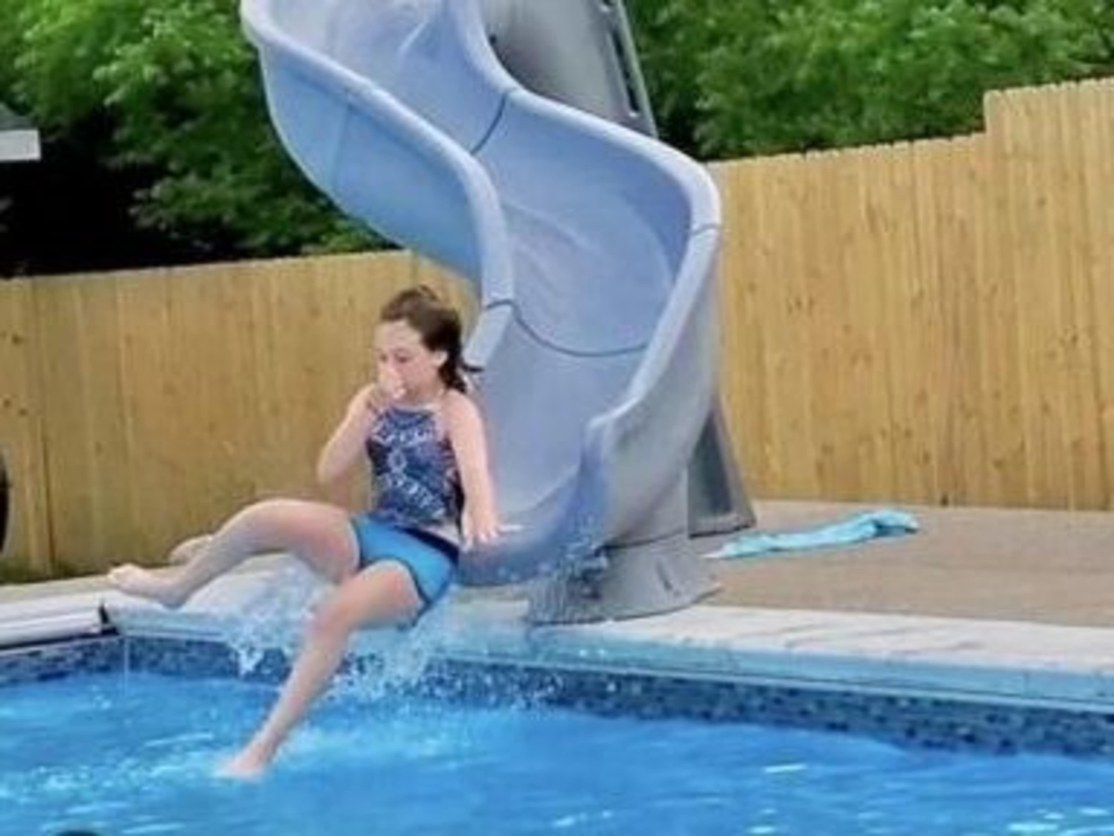 Swirly Pool Slide!