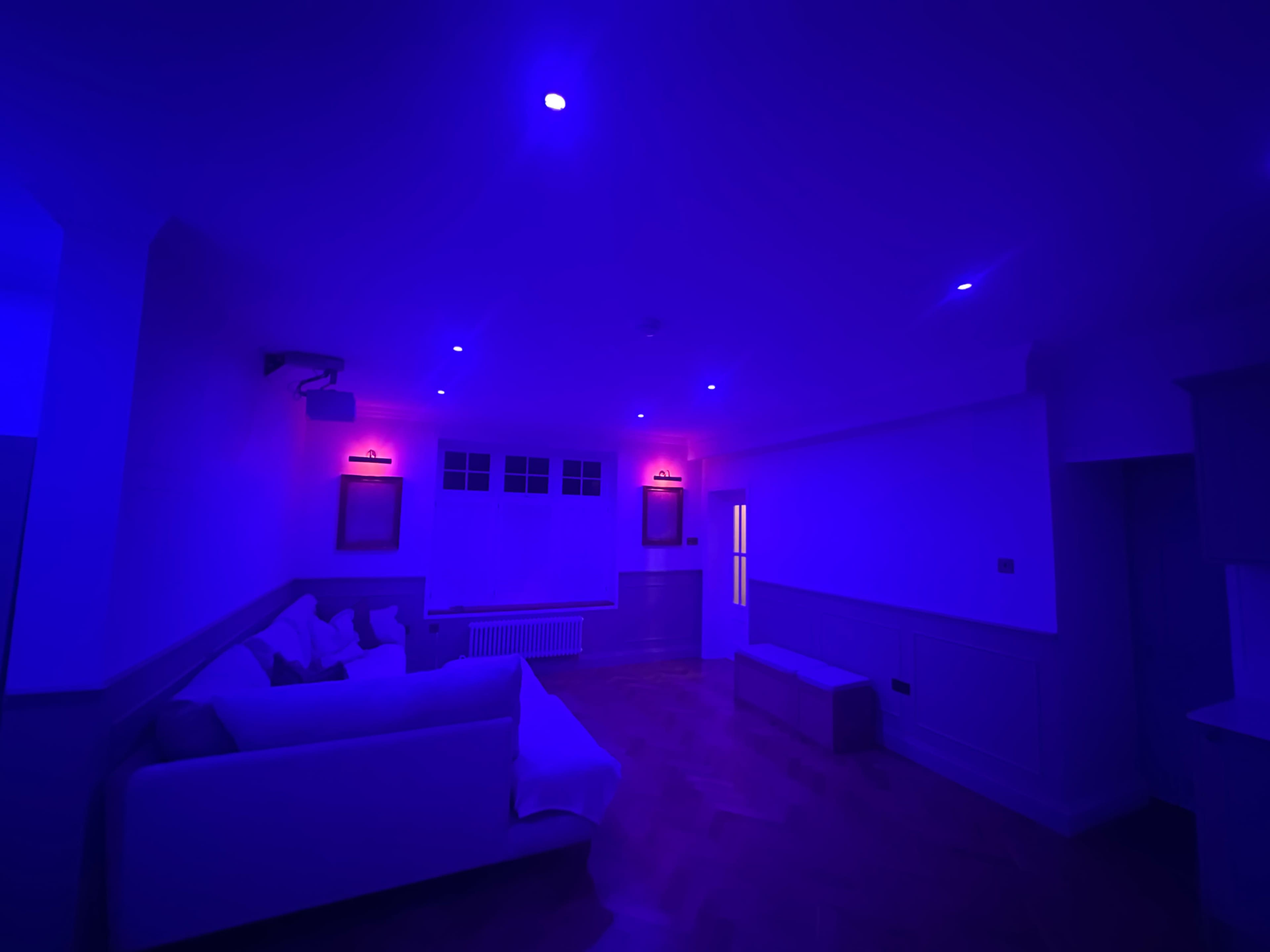 Bright Neutral Content Room w/ White Screen Backdrop + RGB Lights Image in Hornchurch, Hornchurch, ENG