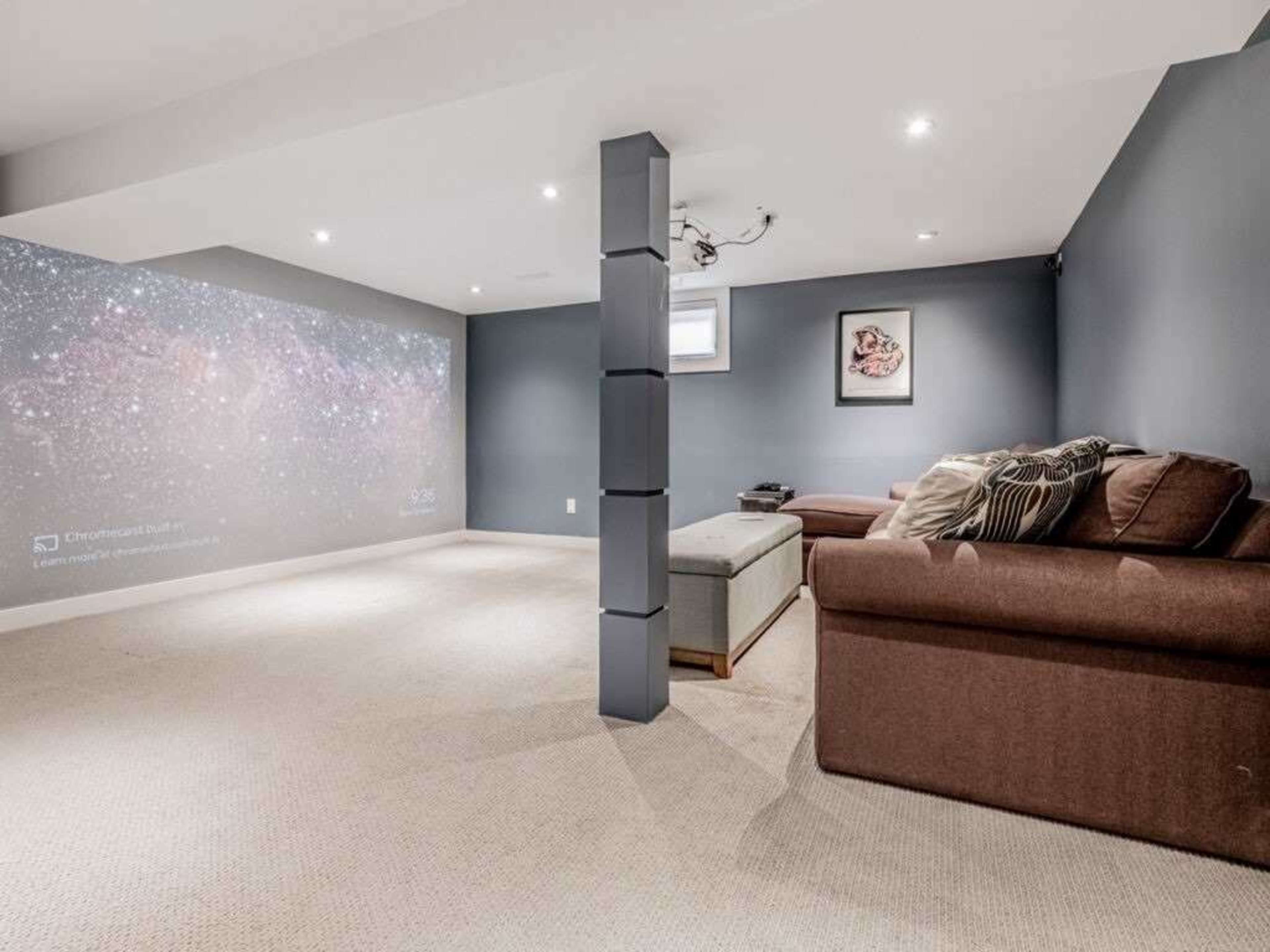 Modern Home with Designer Kitchen and 120" projector in basement Image in Burlington, Burlington, ON