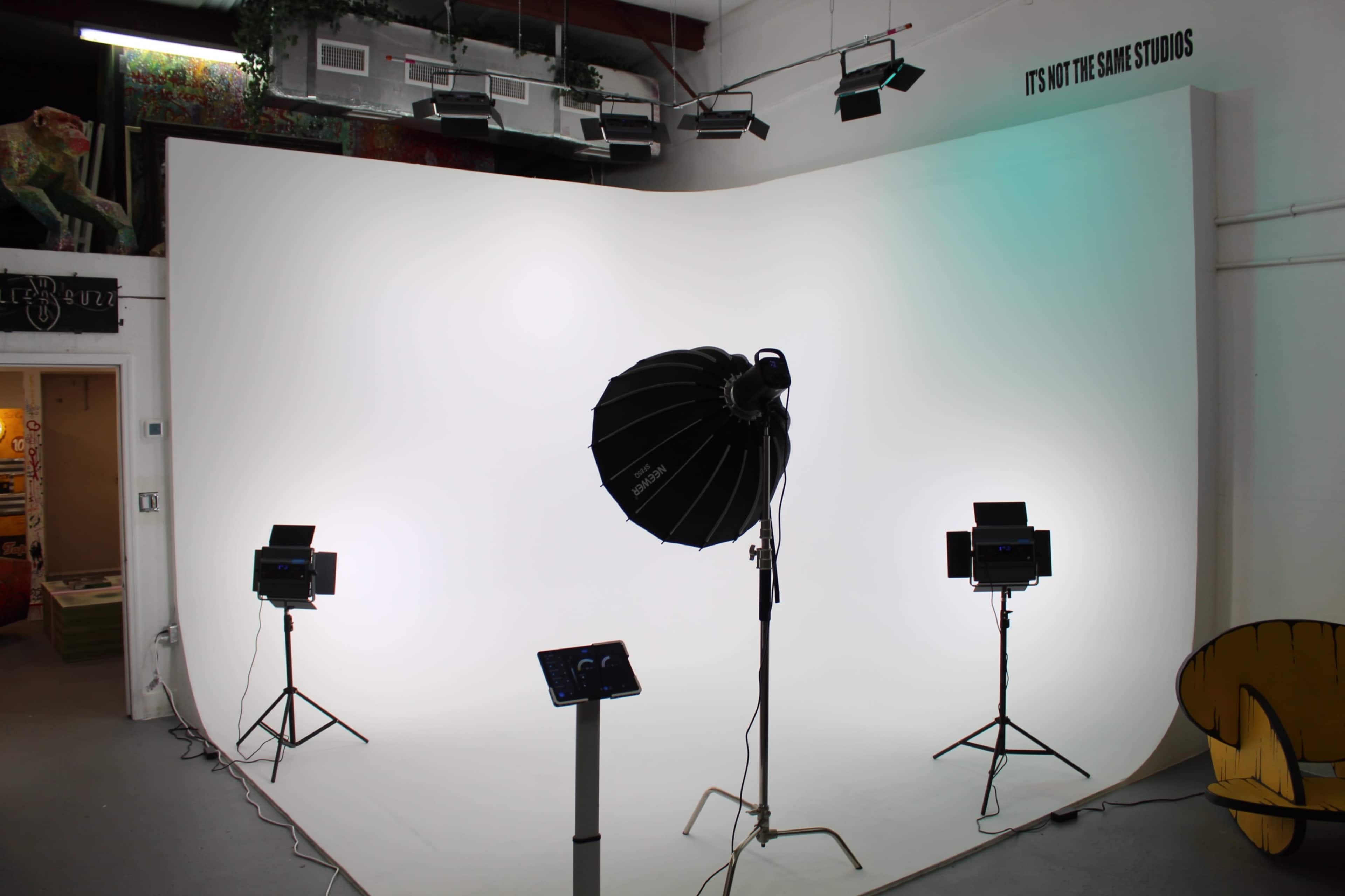 Photo Studio with Cyclorama Wall and RGB Lighting Image in Largo, Largo, FL