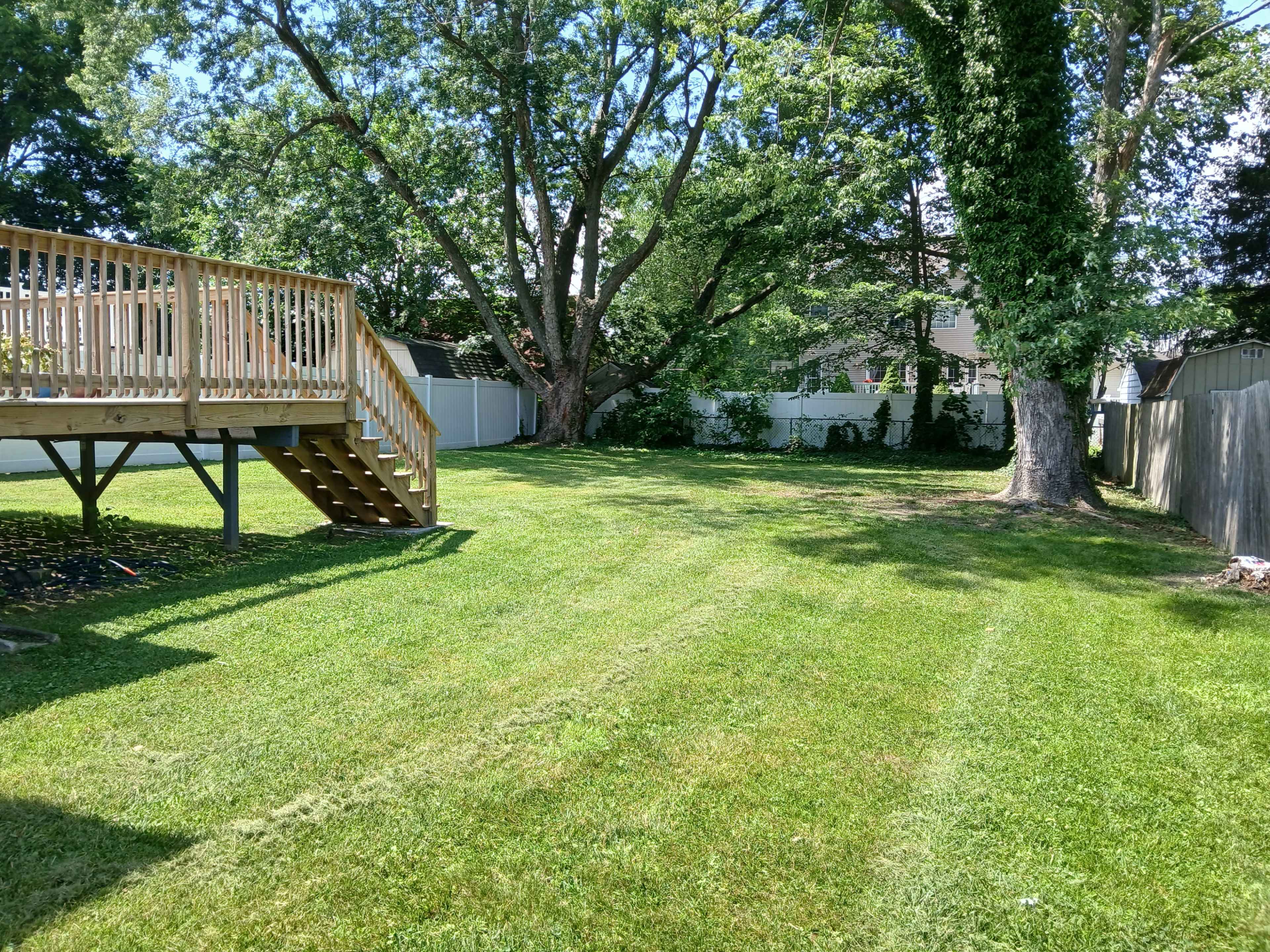 Rustic, park-like outdoor space will impress your guests! Image in Barrington, Barrington, NJ