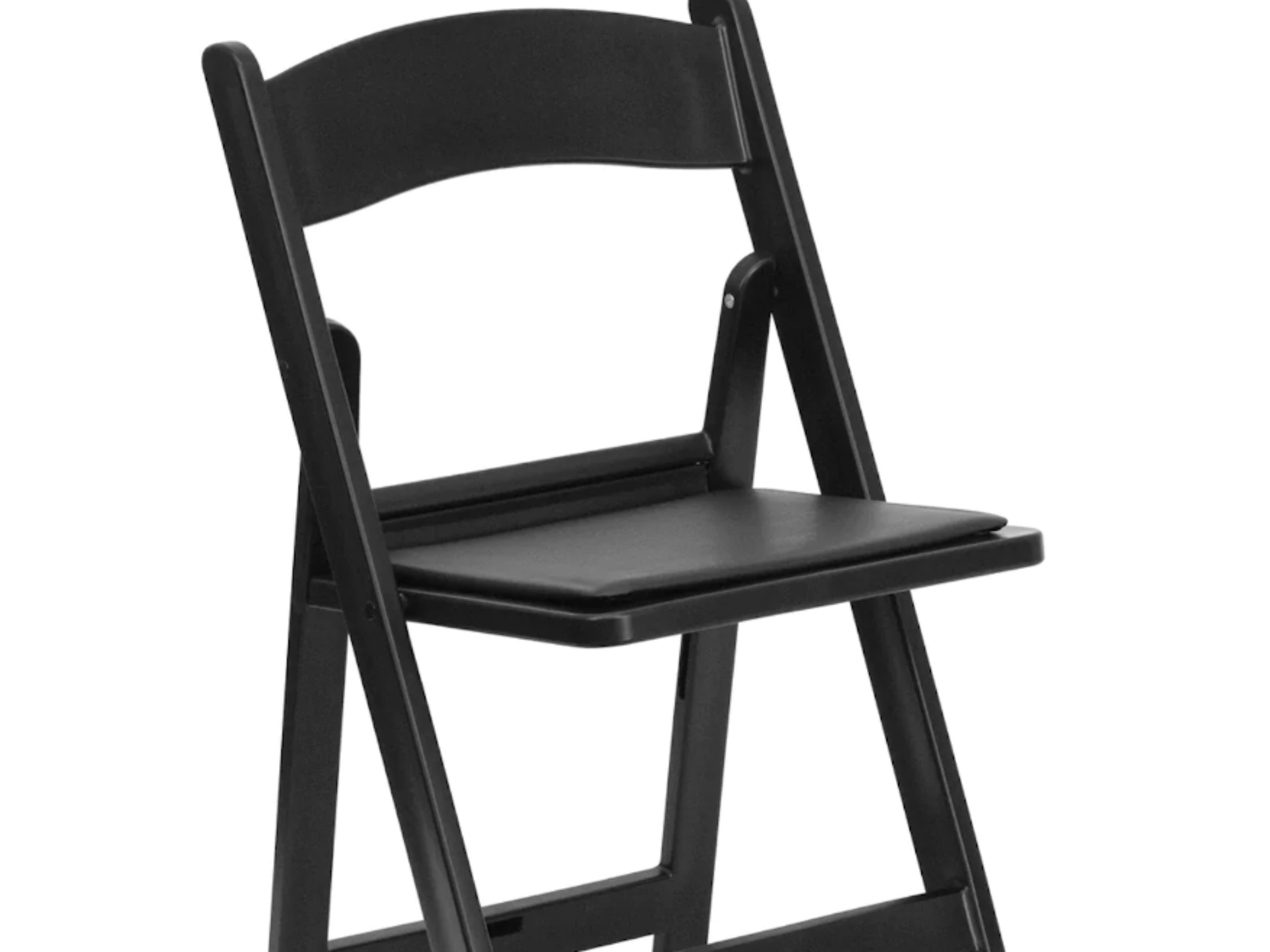 Black Resin Folding Chairs