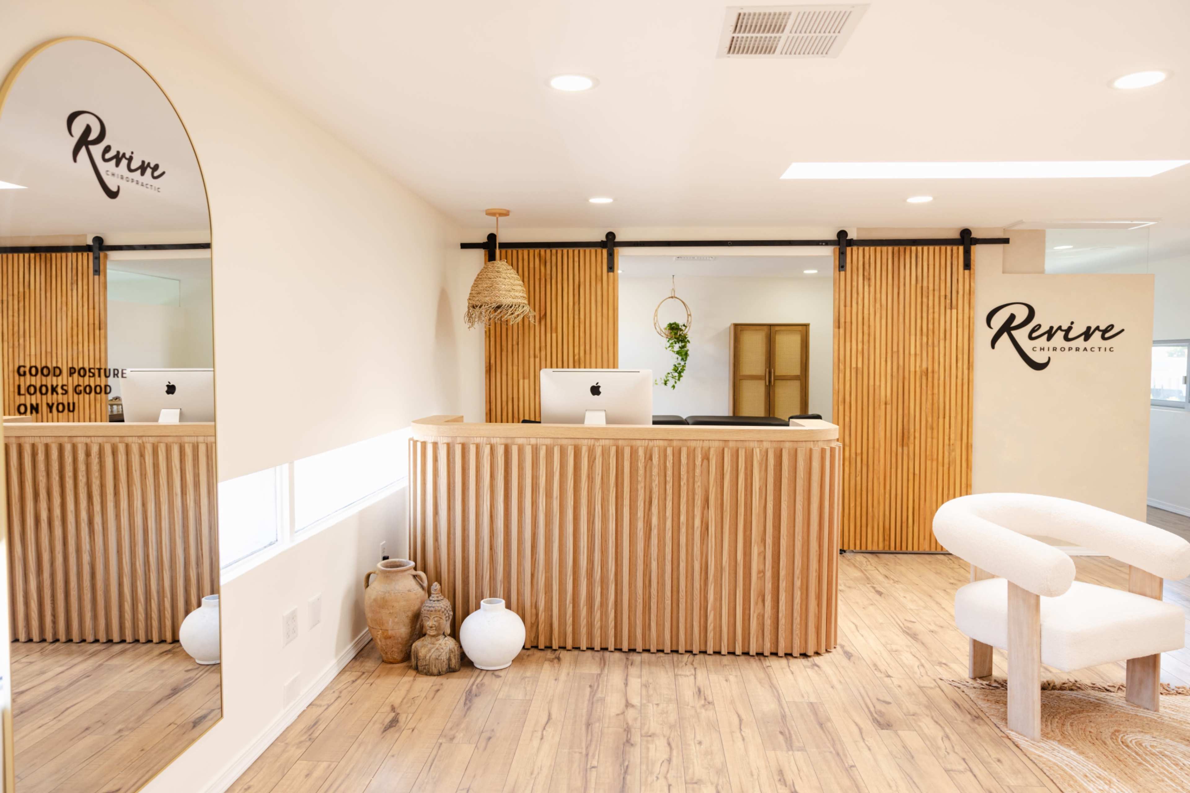 Boutique Japandi Office Space Available in Upscale Chiropractic Practice Image in Roseville - Fleet Ridge, San Diego, CA