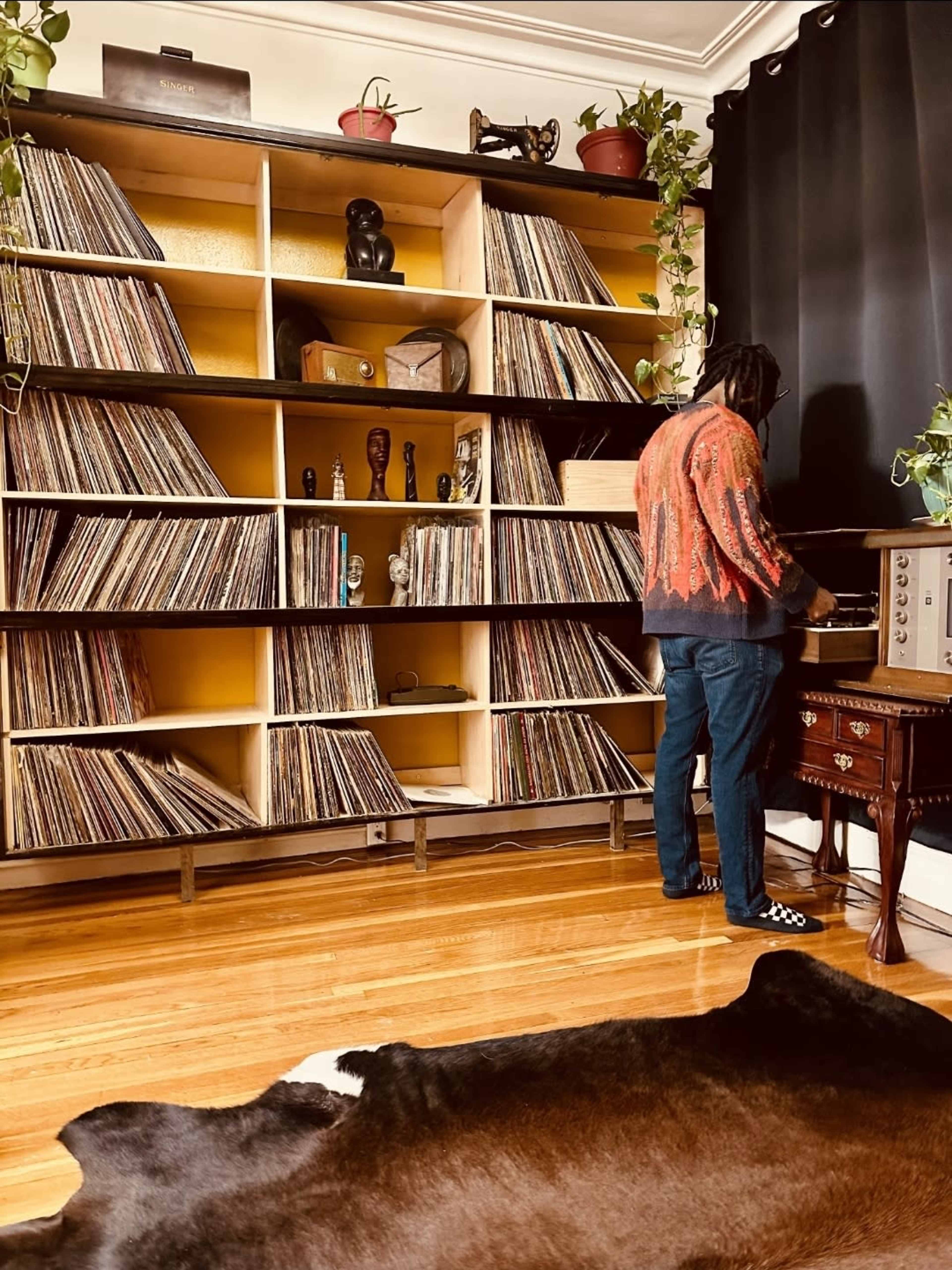 Vintage 1950s Vinyl/Record Room Image in Bedford-Stuyvesant, Brooklyn, NY
